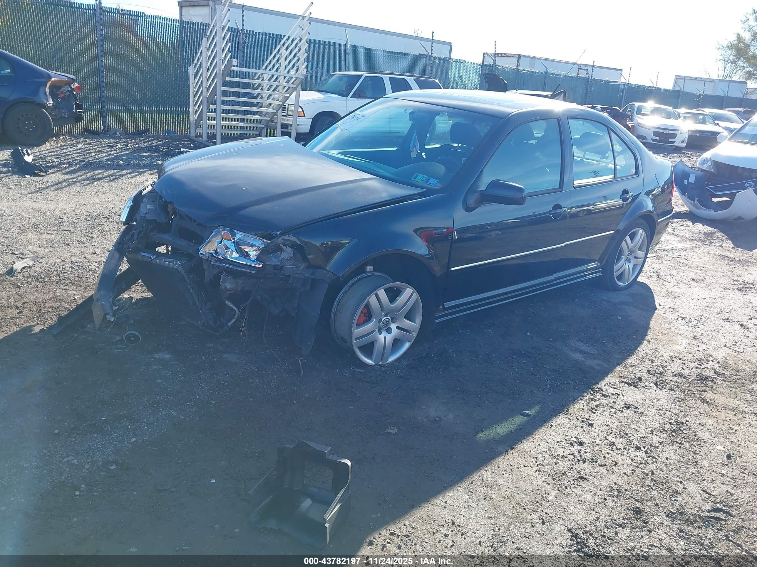 2004 Volkswagen Jetta Gli 1.8t Black vin: 3VWSE69M64M147121