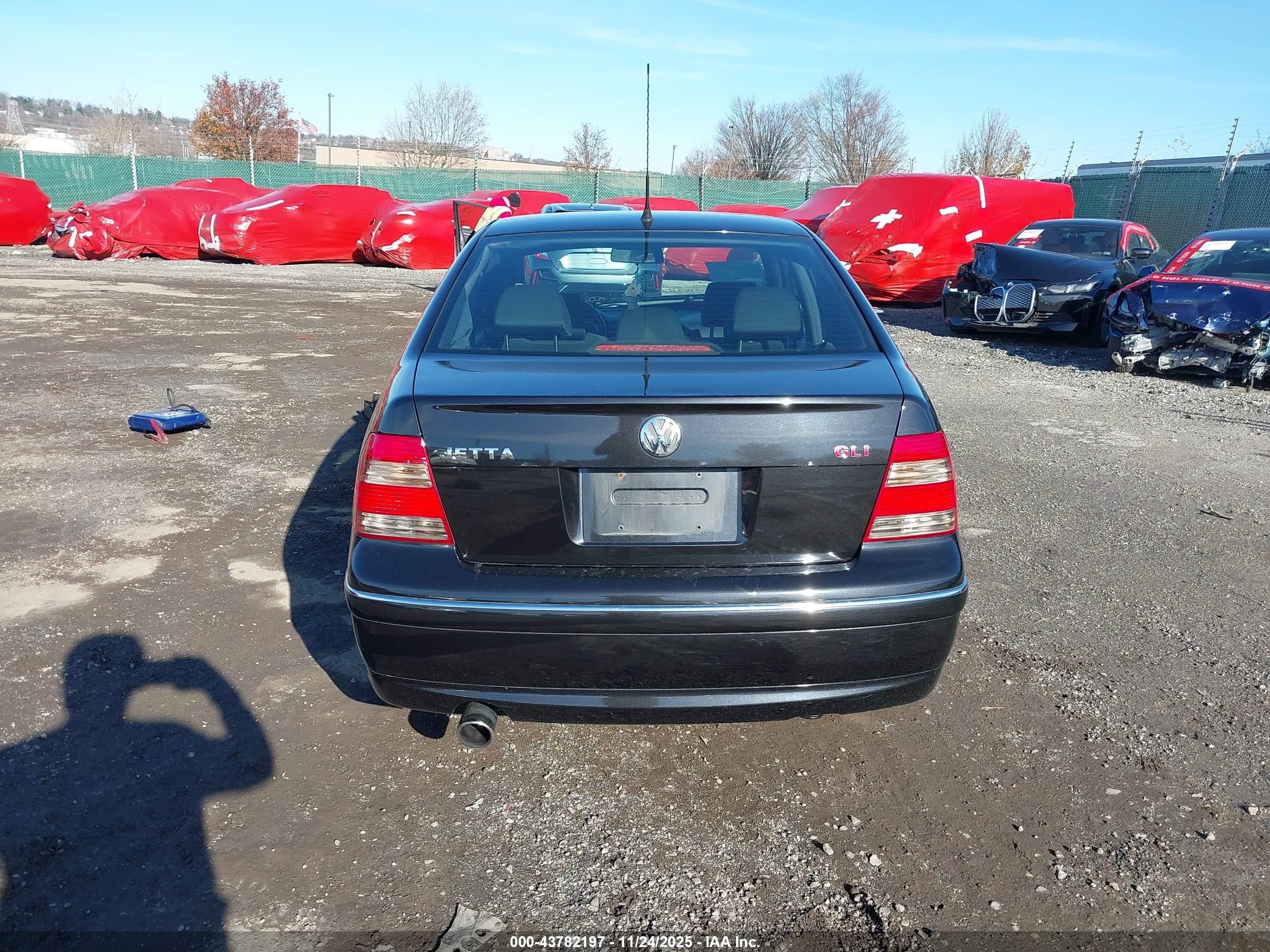 2004 Volkswagen Jetta Gli 1.8t Black vin: 3VWSE69M64M147121