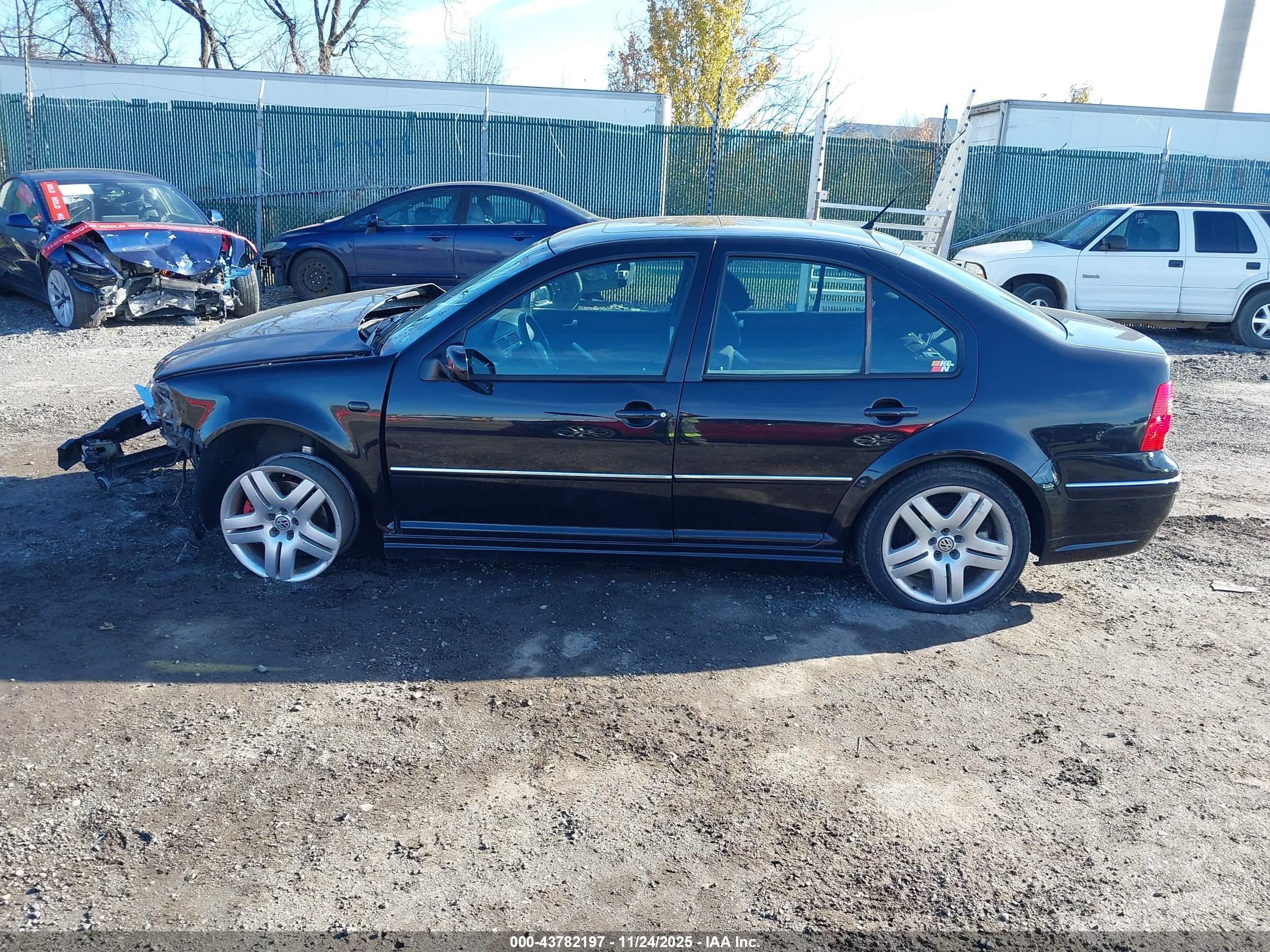 2004 Volkswagen Jetta Gli 1.8t Black vin: 3VWSE69M64M147121