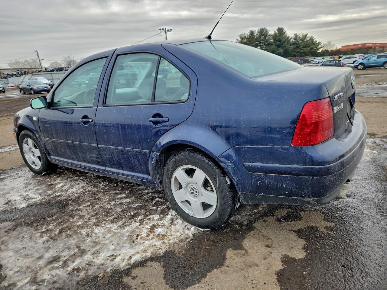 2002 Volkswagen Jetta Gls Blue vin: 3VWSE69M72M135735