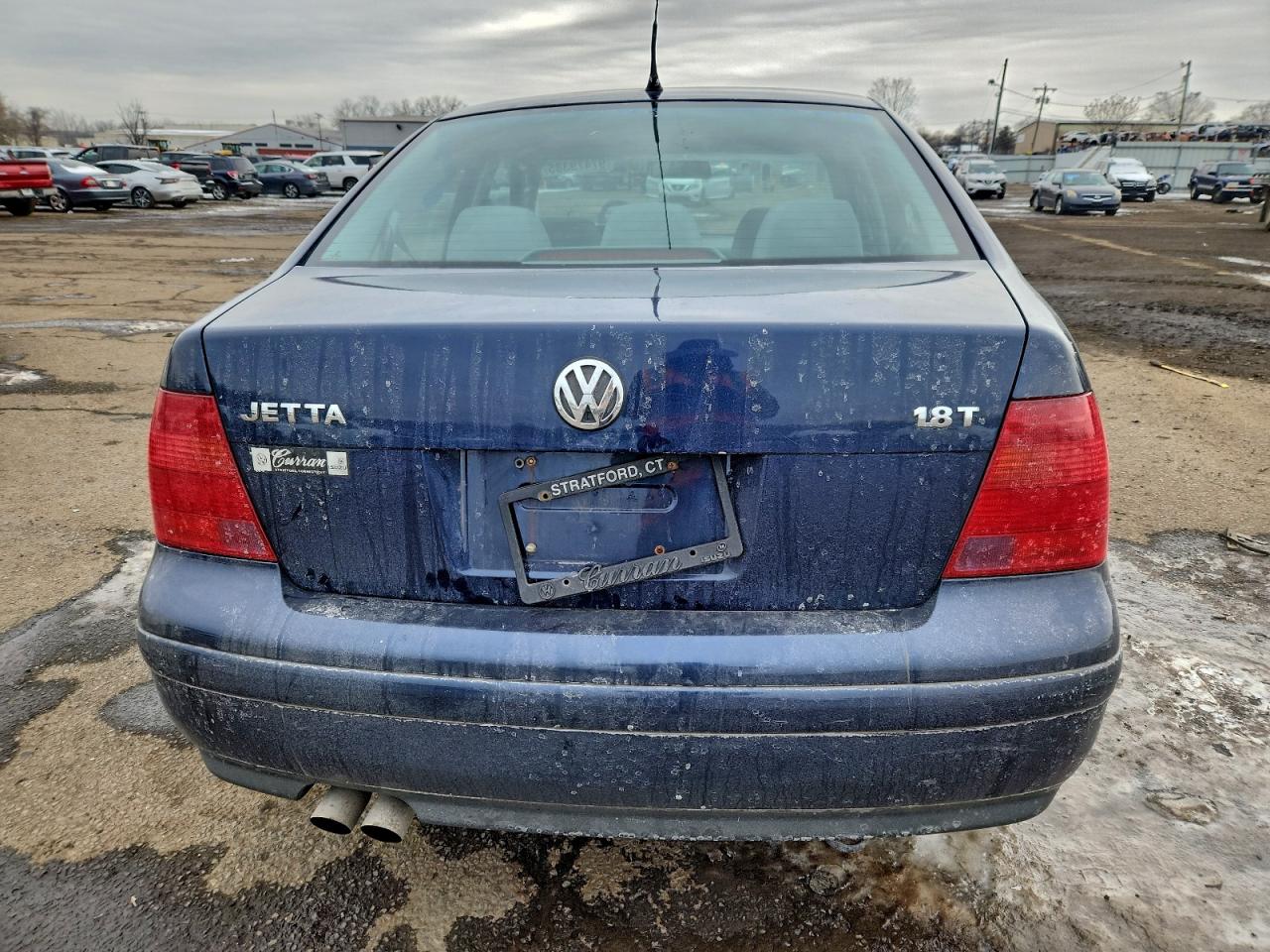 2002 Volkswagen Jetta Gls Blue vin: 3VWSE69M72M135735