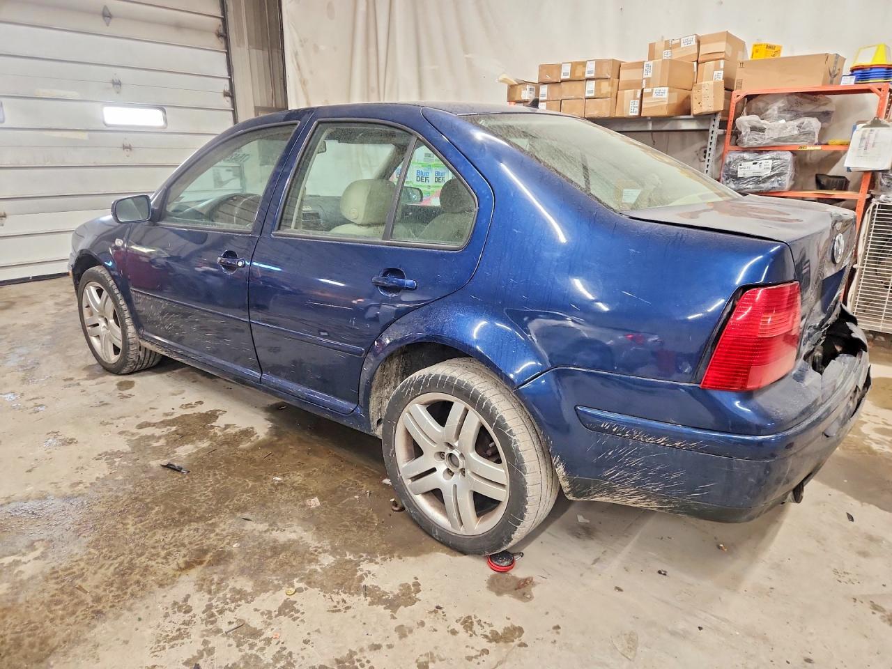 2002 Volkswagen Jetta Gls Blue vin: 3VWSE69M72M172722
