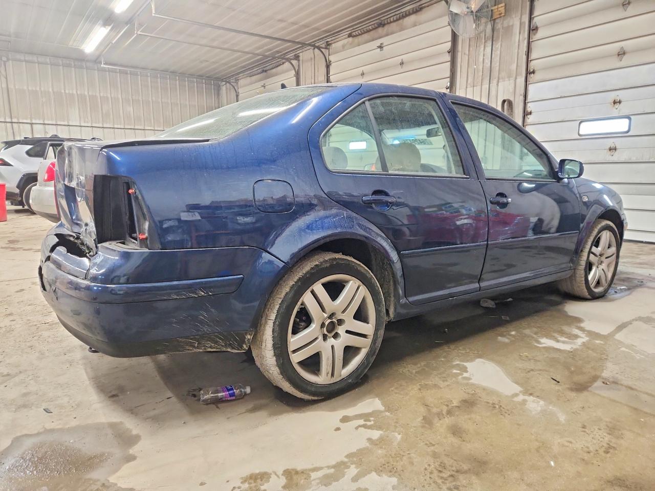 2002 Volkswagen Jetta Gls Blue vin: 3VWSE69M72M172722
