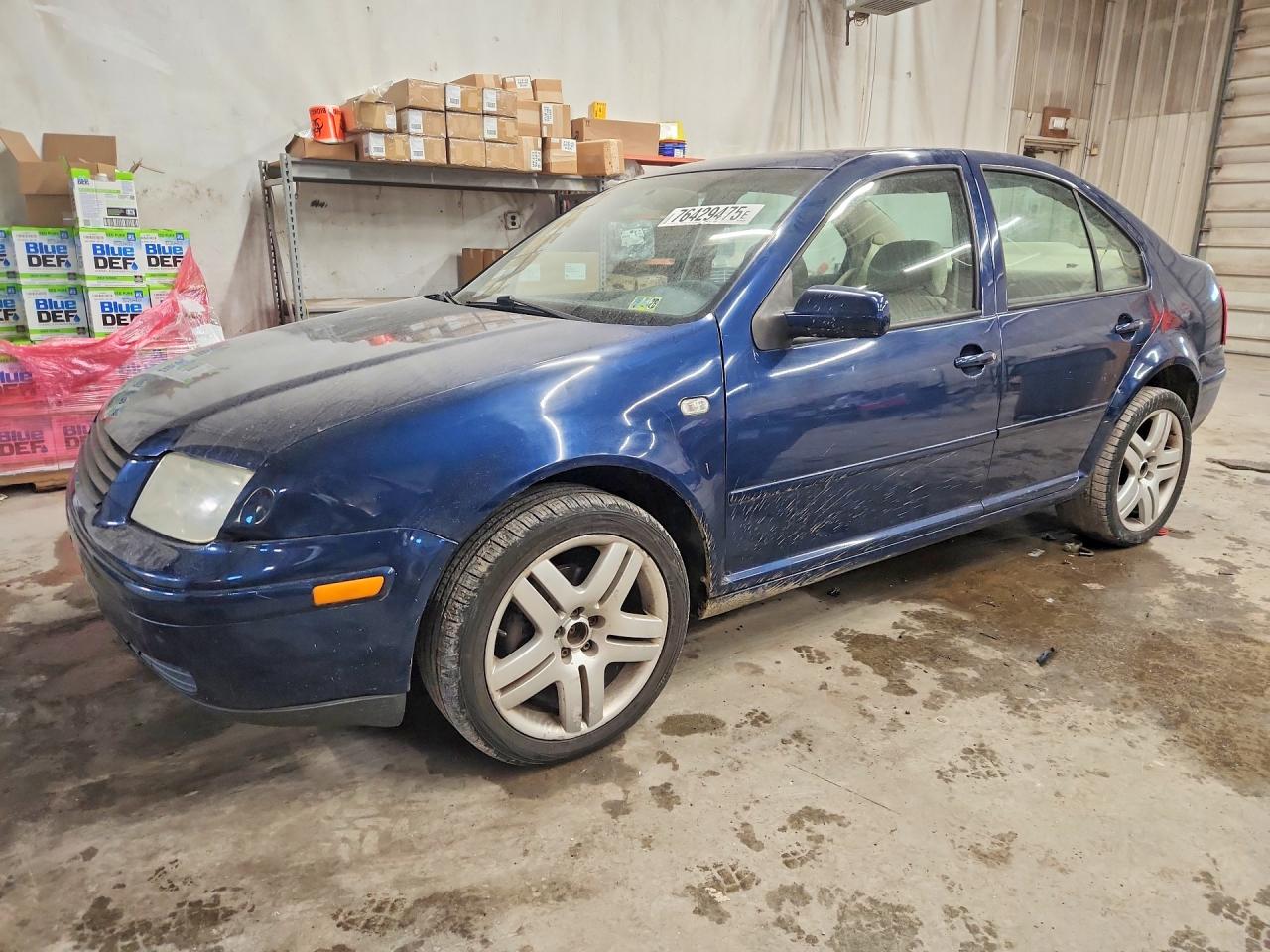 2002 Volkswagen Jetta Gls Blue vin: 3VWSE69M72M172722