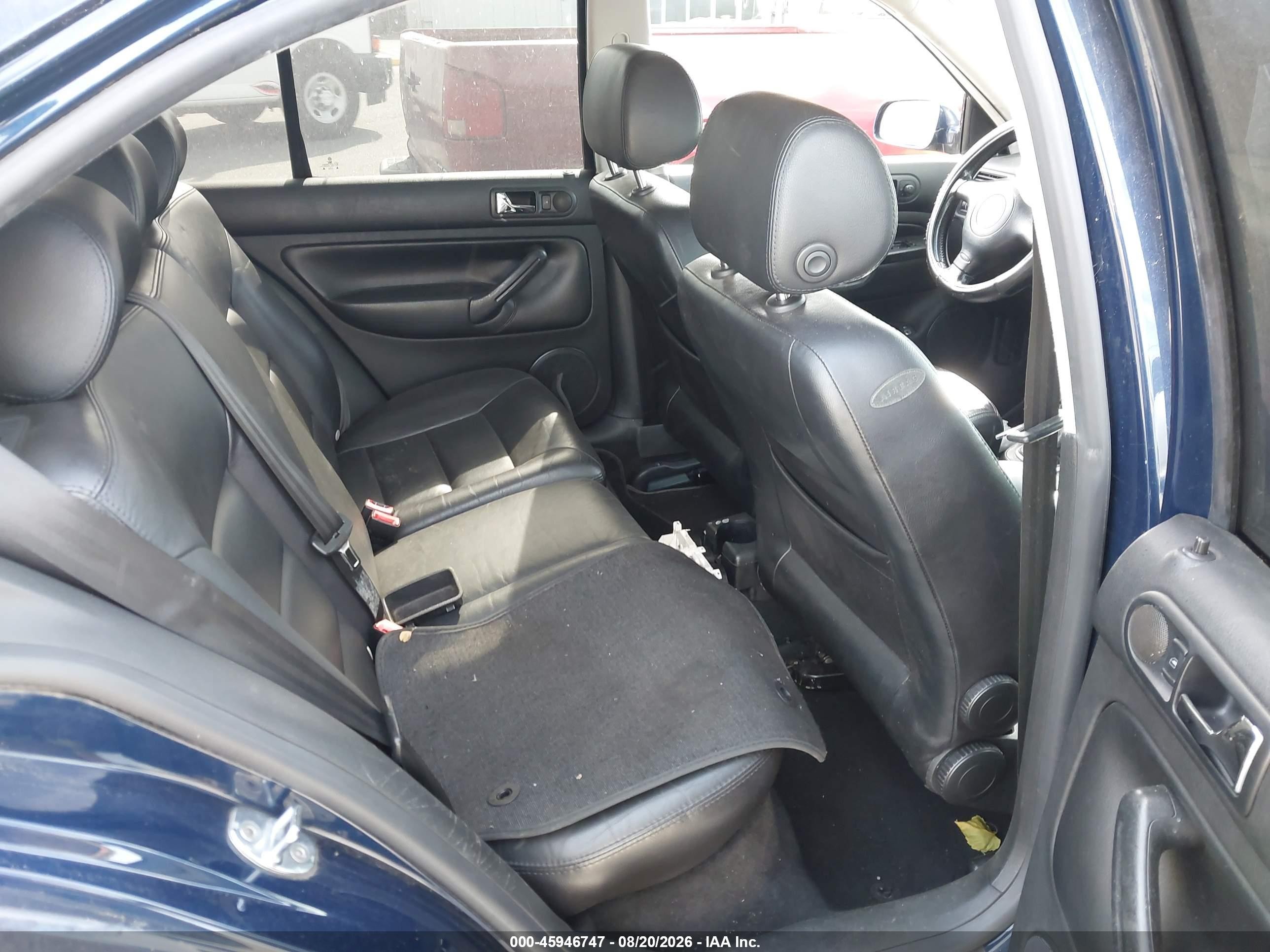 2003 Volkswagen Jetta Gls 1.8t Dark Blue vin: 3VWSE69M83M009868
