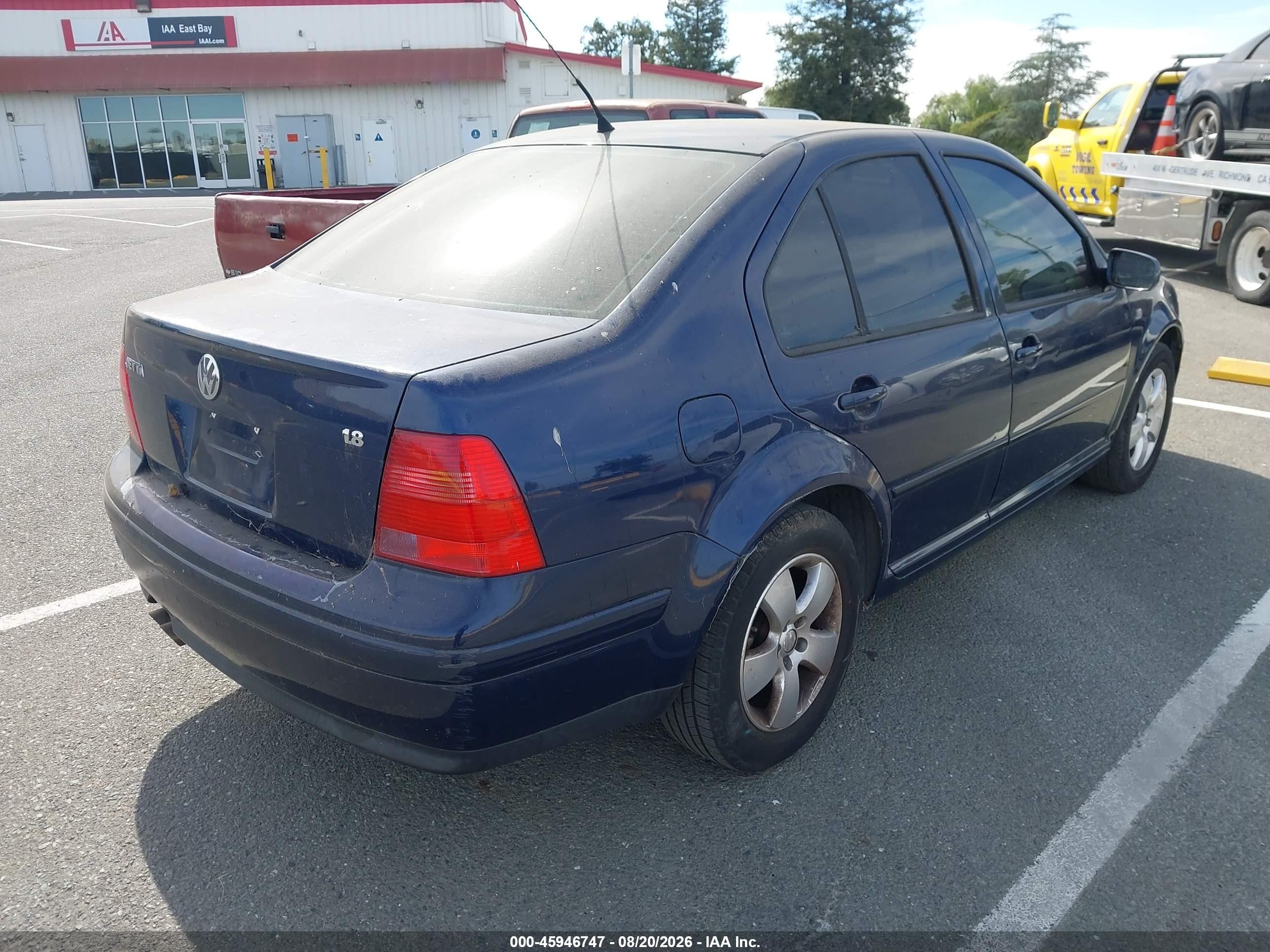 2003 Volkswagen Jetta Gls 1.8t Dark Blue vin: 3VWSE69M83M009868