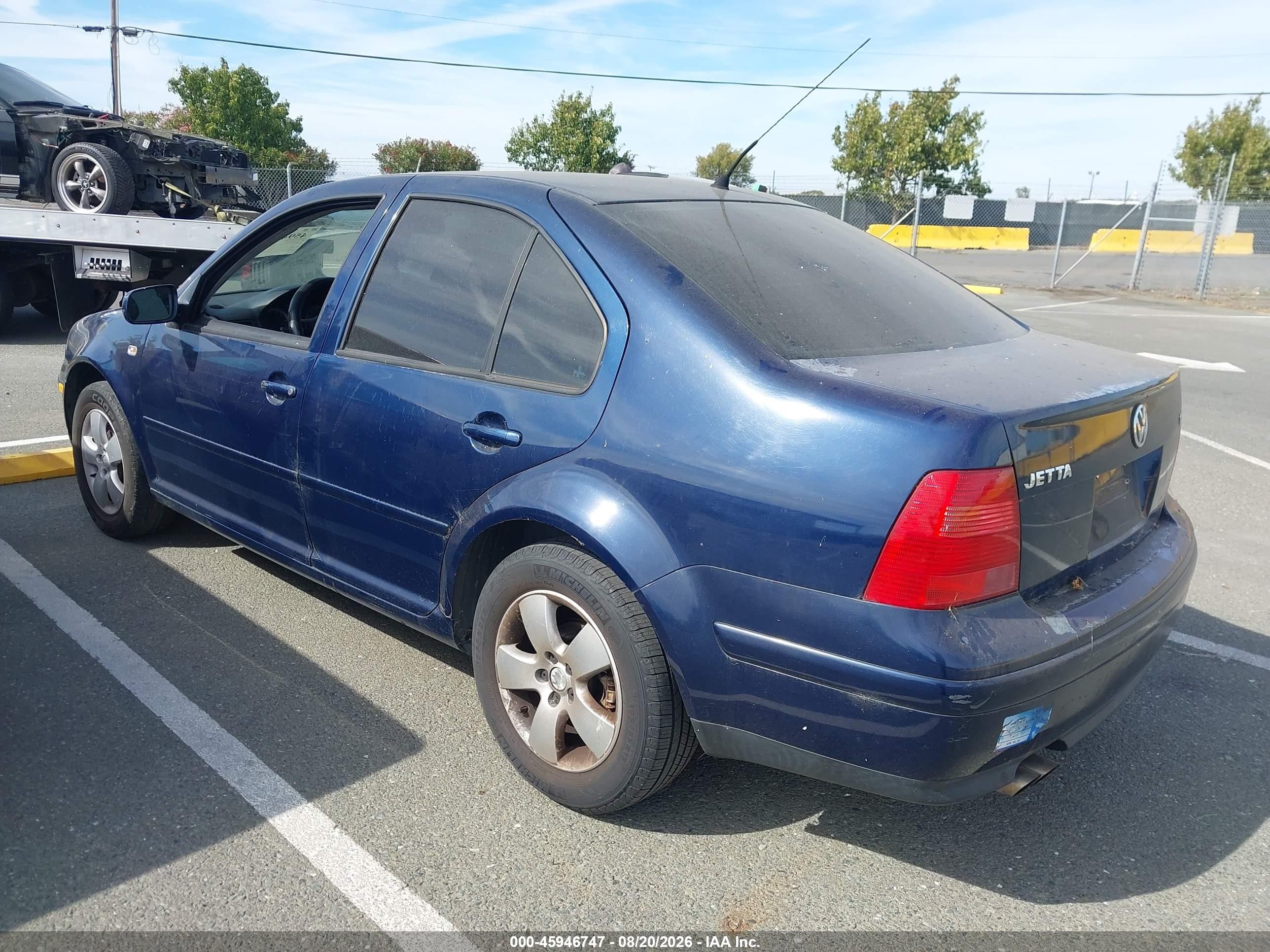 2003 Volkswagen Jetta Gls 1.8t Dark Blue vin: 3VWSE69M83M009868