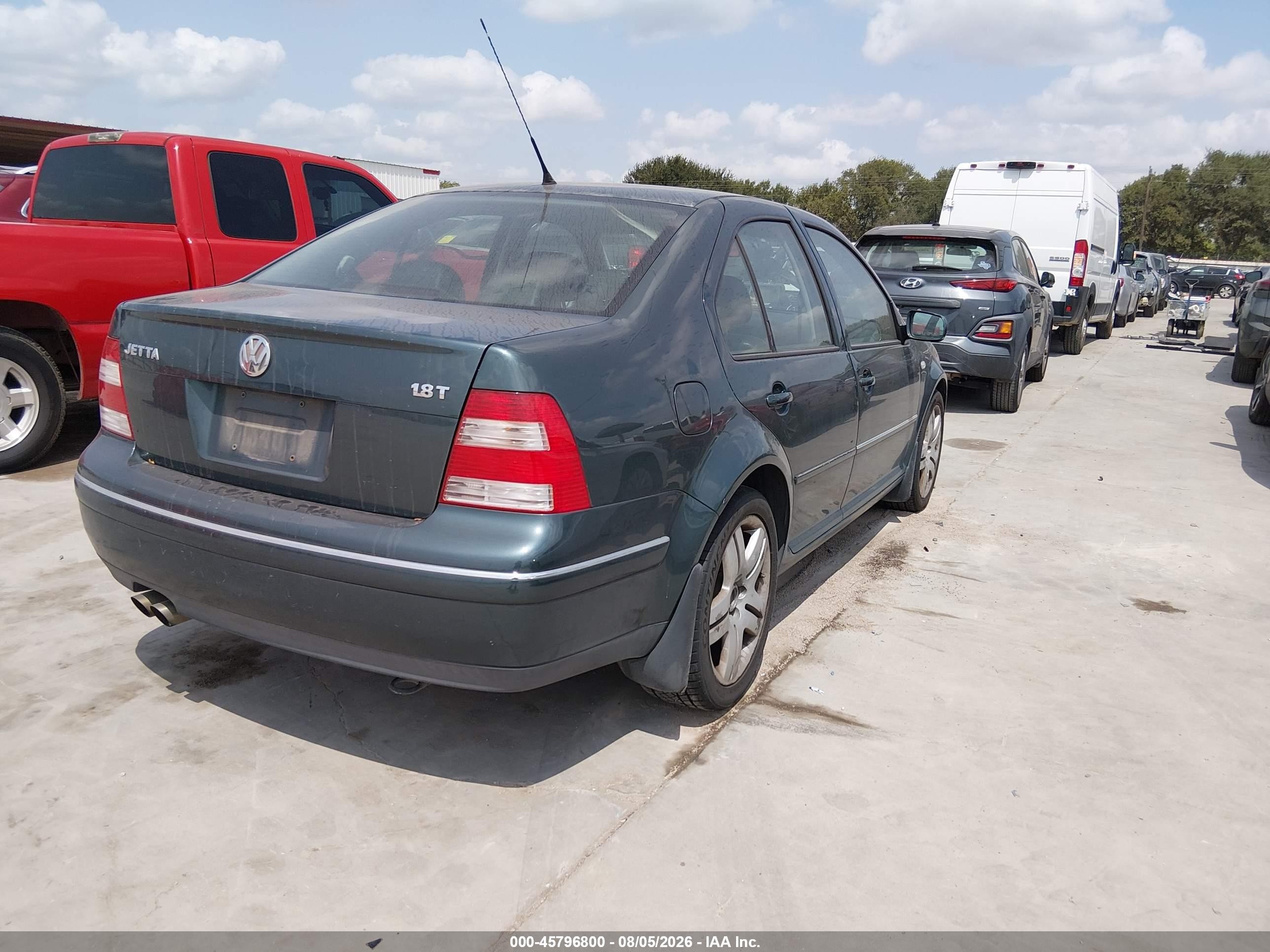 2004 Volkswagen Jetta Gls 1.8t Green vin: 3VWSE69M84M108675