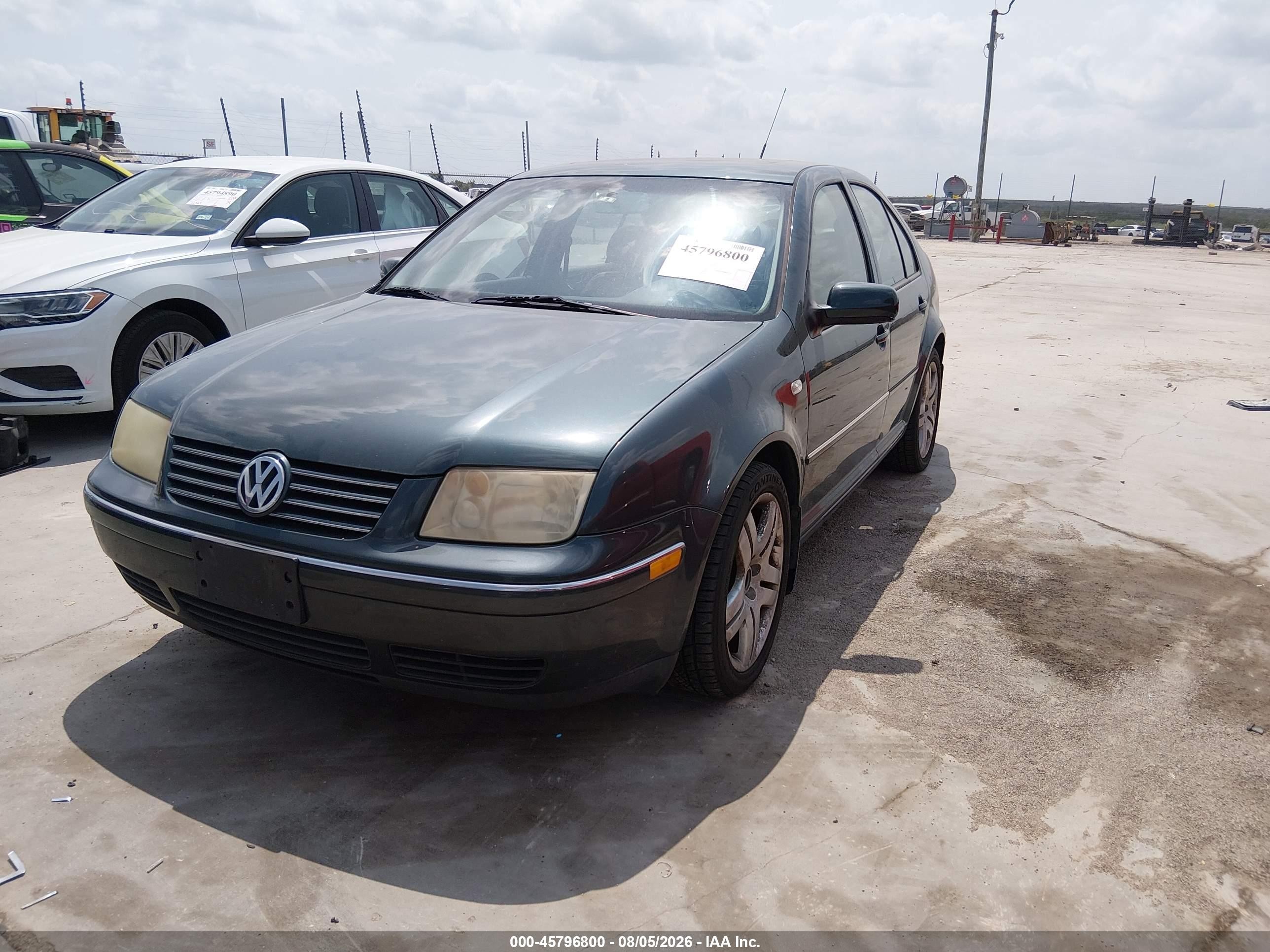 2004 Volkswagen Jetta Gls 1.8t Green vin: 3VWSE69M84M108675