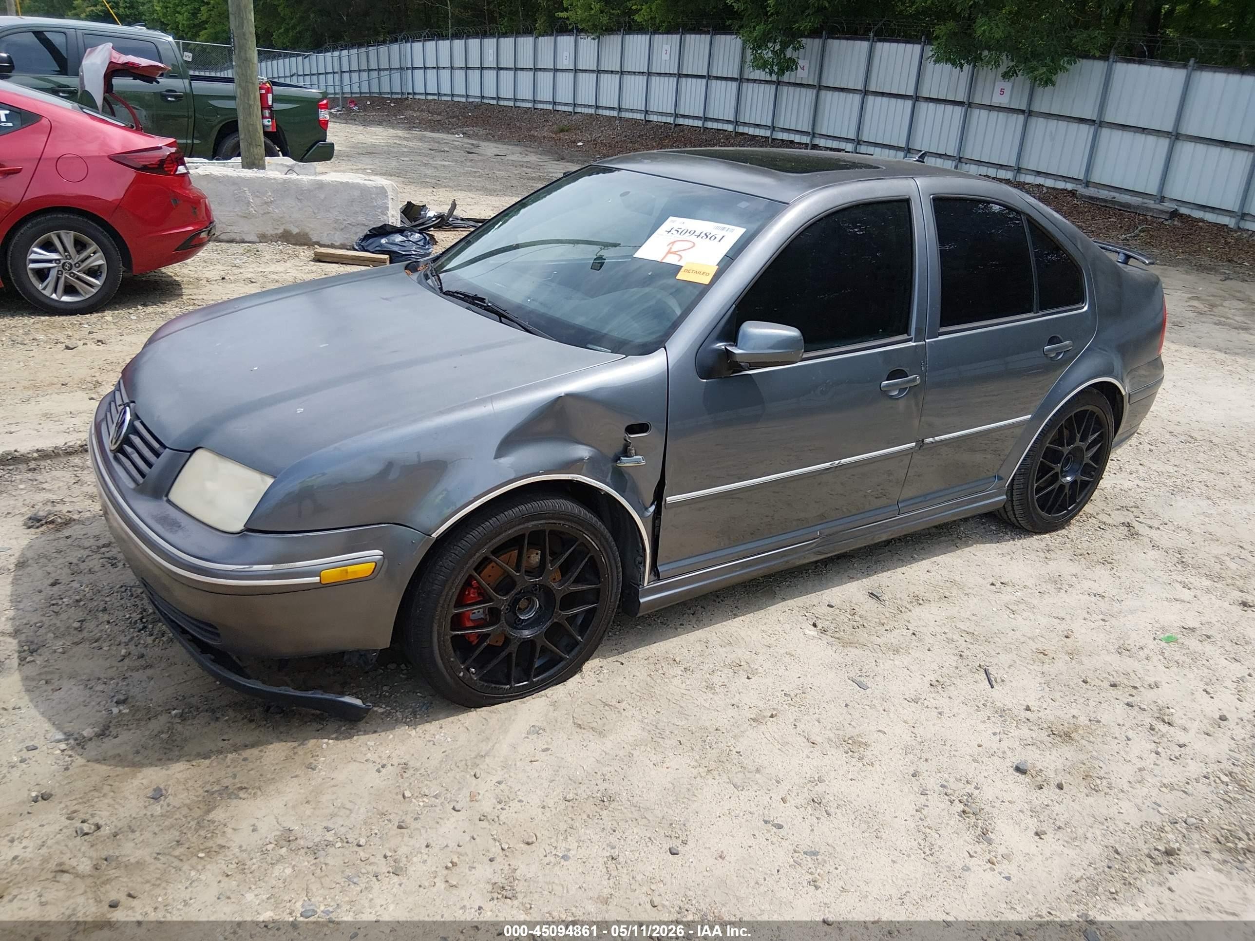 2004 Volkswagen Jetta Gli 1.8t Серый vin: 3VWSE69M84M144303