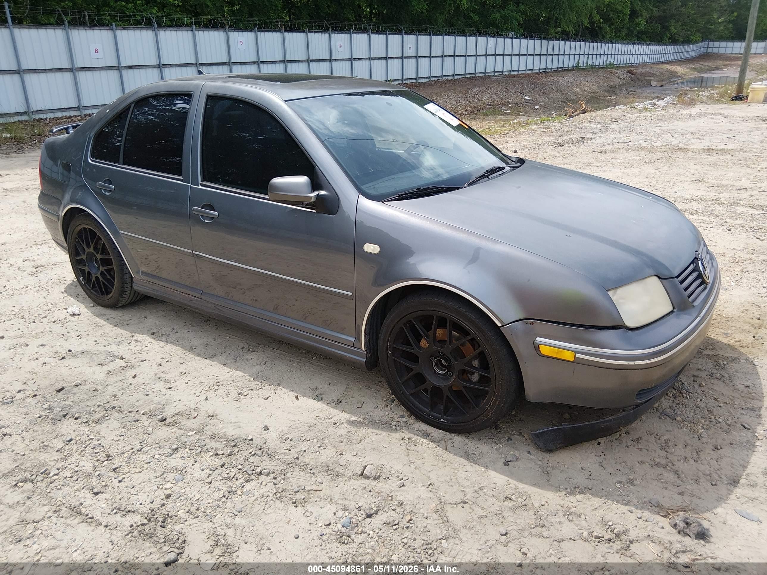 2004 Volkswagen Jetta Gli 1.8t Серый vin: 3VWSE69M84M144303