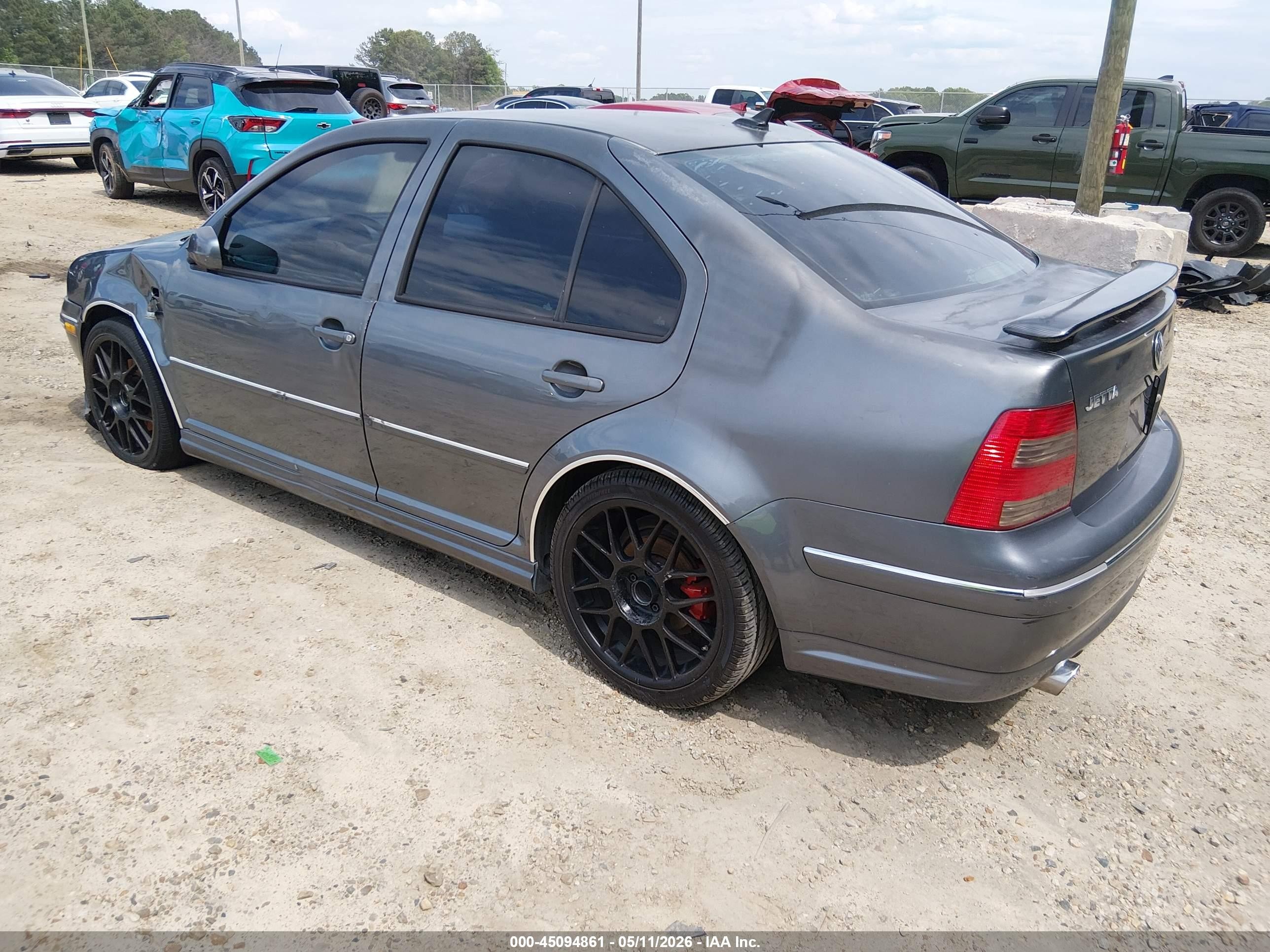 2004 Volkswagen Jetta Gli 1.8t Серый vin: 3VWSE69M84M144303