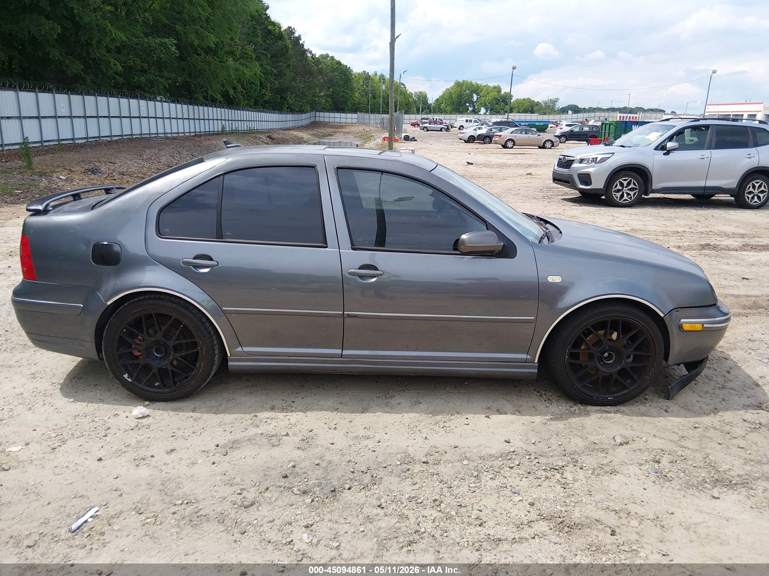 2004 Volkswagen Jetta Gli 1.8t Серый vin: 3VWSE69M84M144303