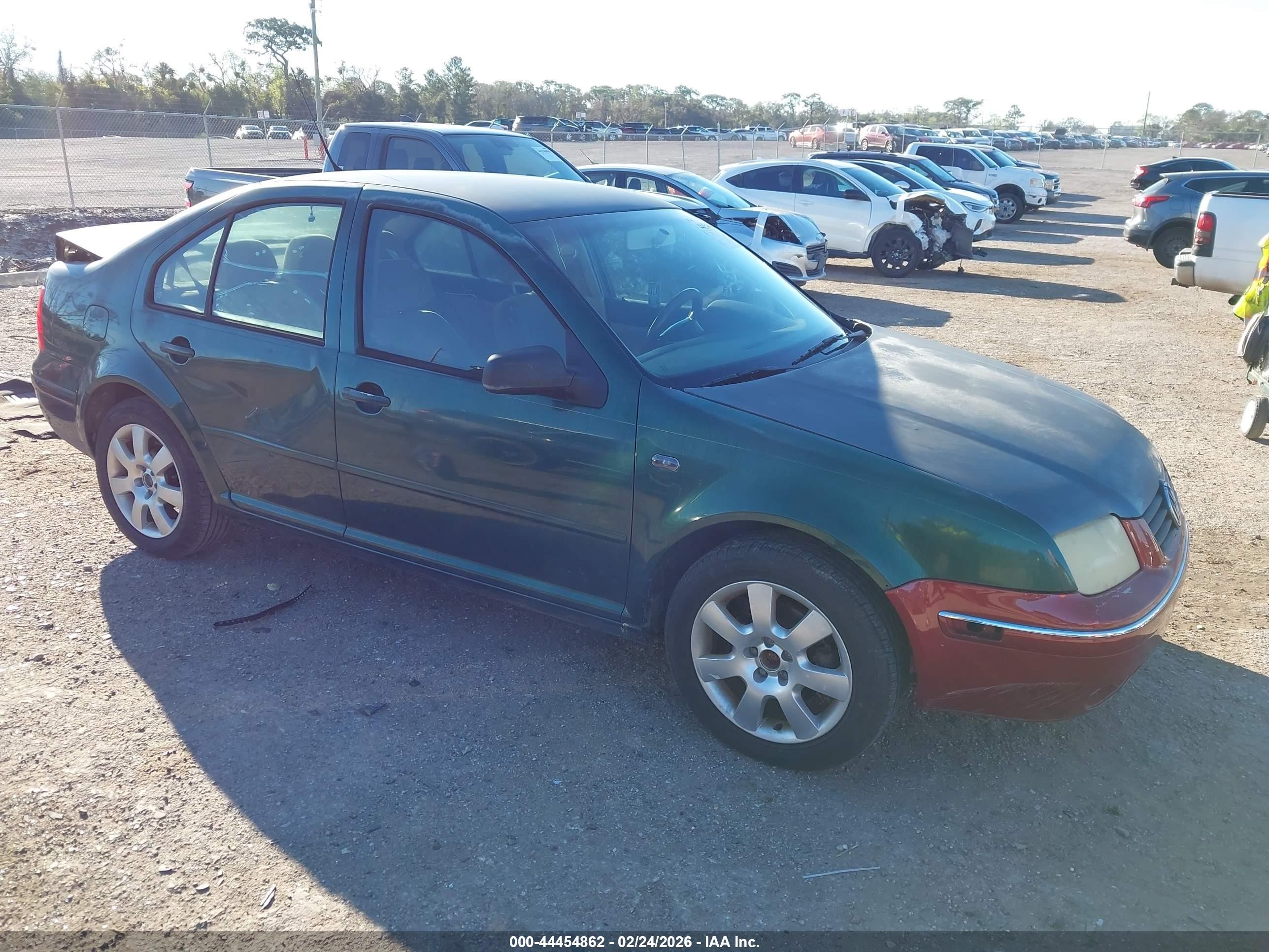 1999 Volkswagen Jetta Gls Tdi Green vin: 3VWSF29M3XM081606