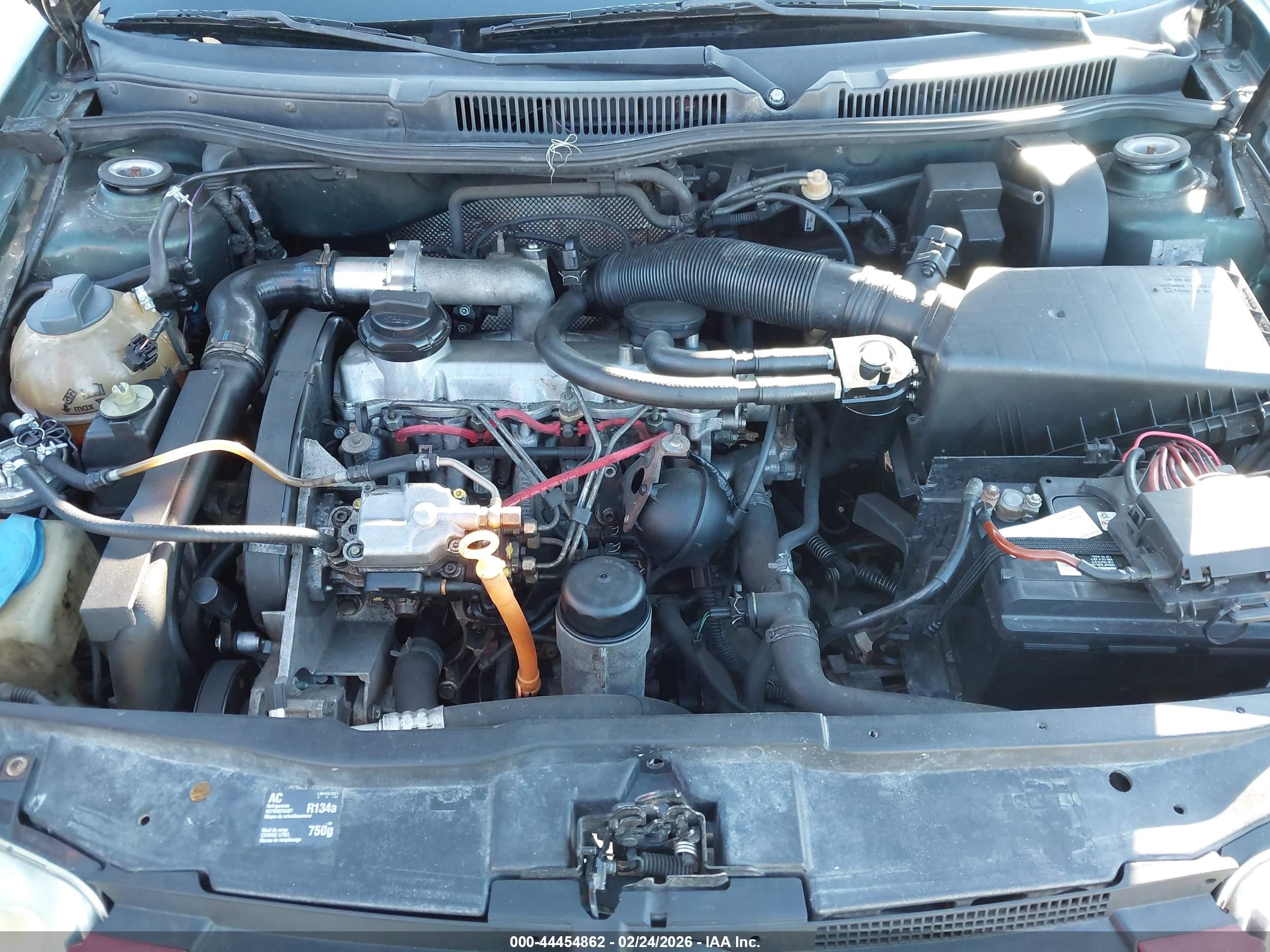 1999 Volkswagen Jetta Gls Tdi Green vin: 3VWSF29M3XM081606