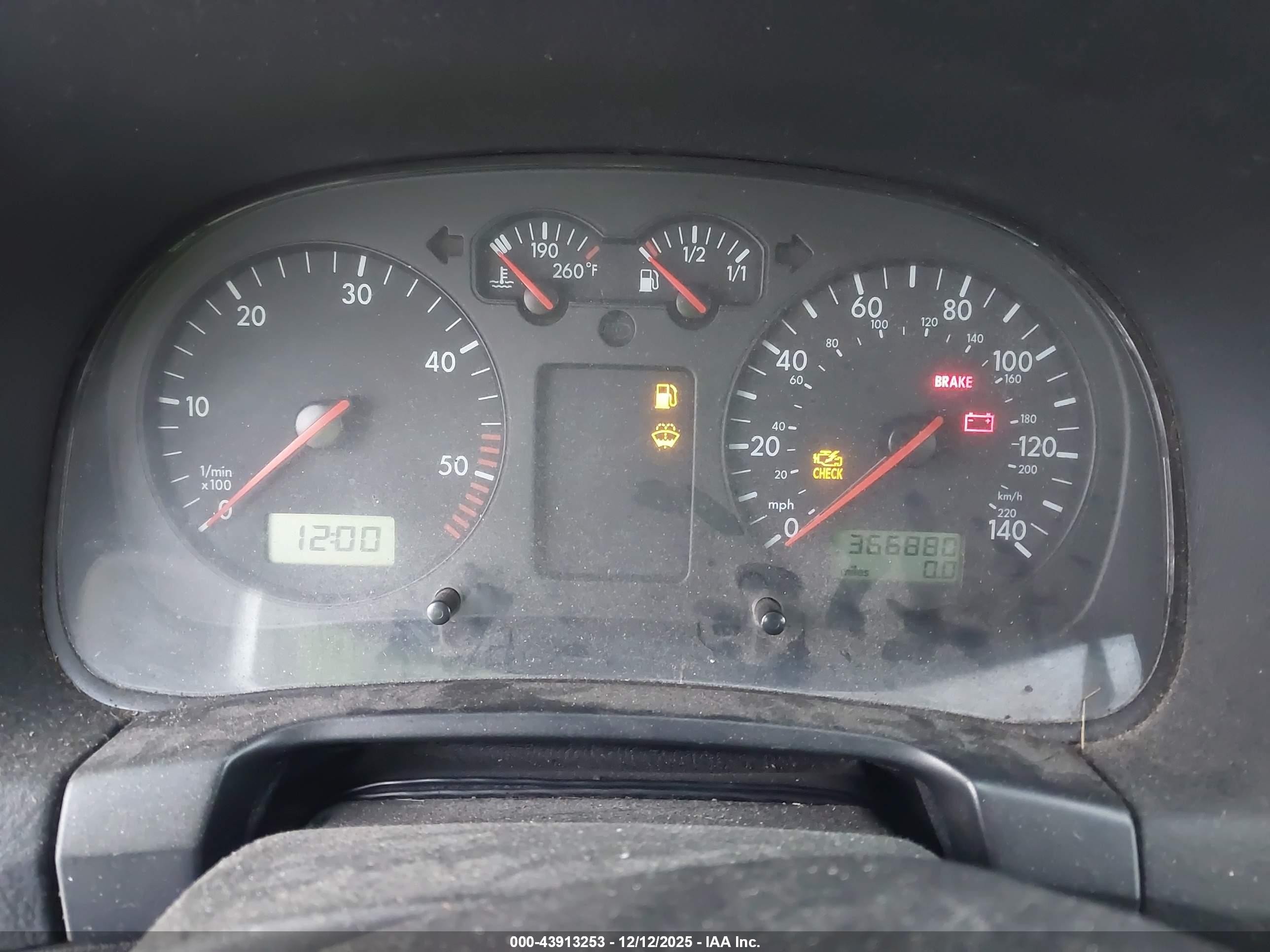 2000 Volkswagen Jetta Gls Tdi Black vin: 3VWSF29M3YM150747