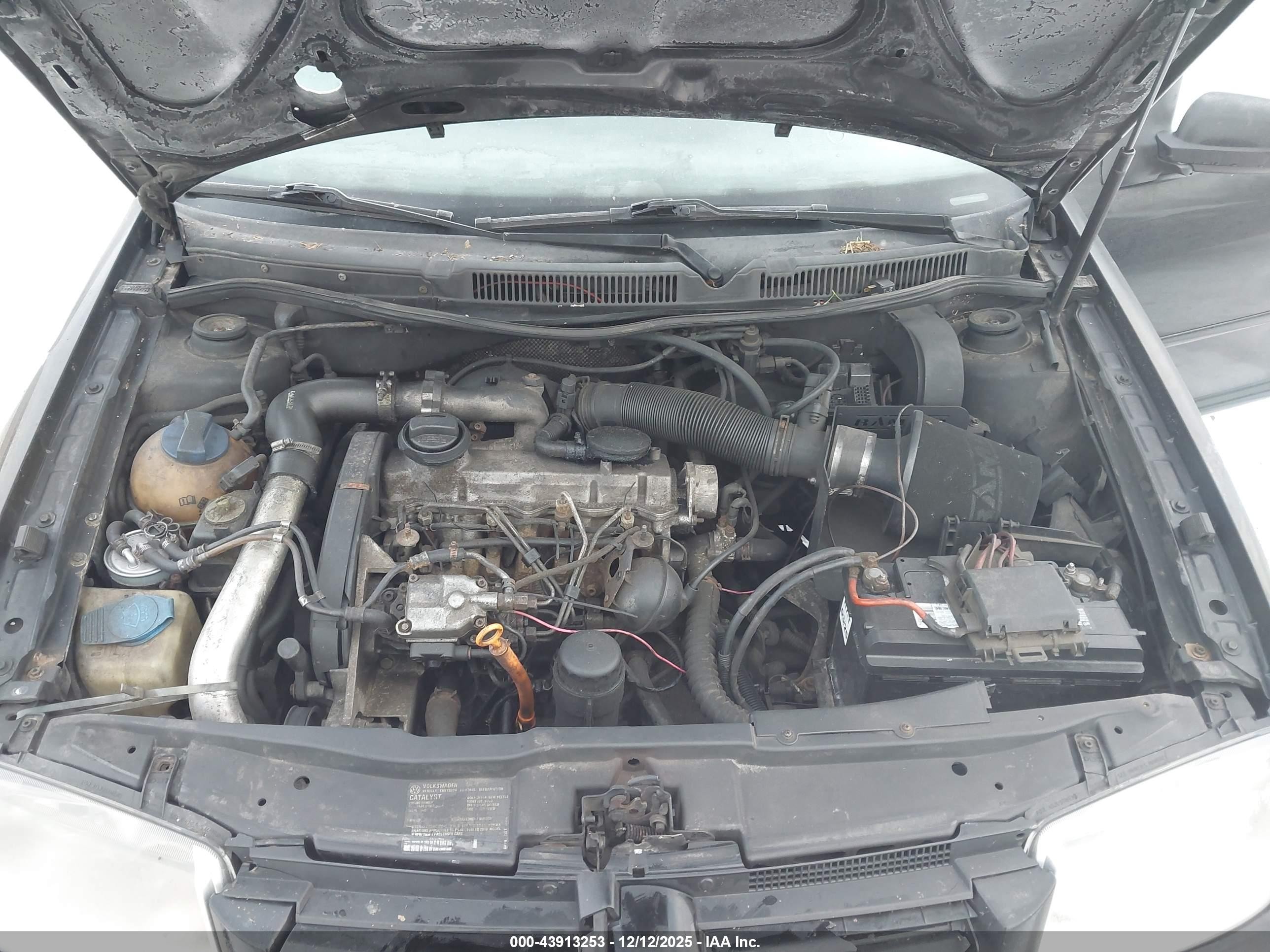 2000 Volkswagen Jetta Gls Tdi Black vin: 3VWSF29M3YM150747
