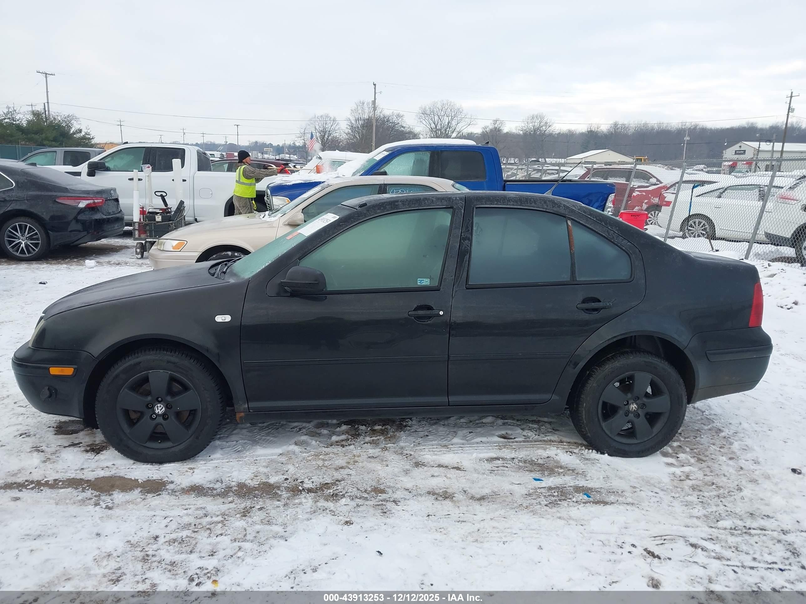 2000 Volkswagen Jetta Gls Tdi Black vin: 3VWSF29M3YM150747
