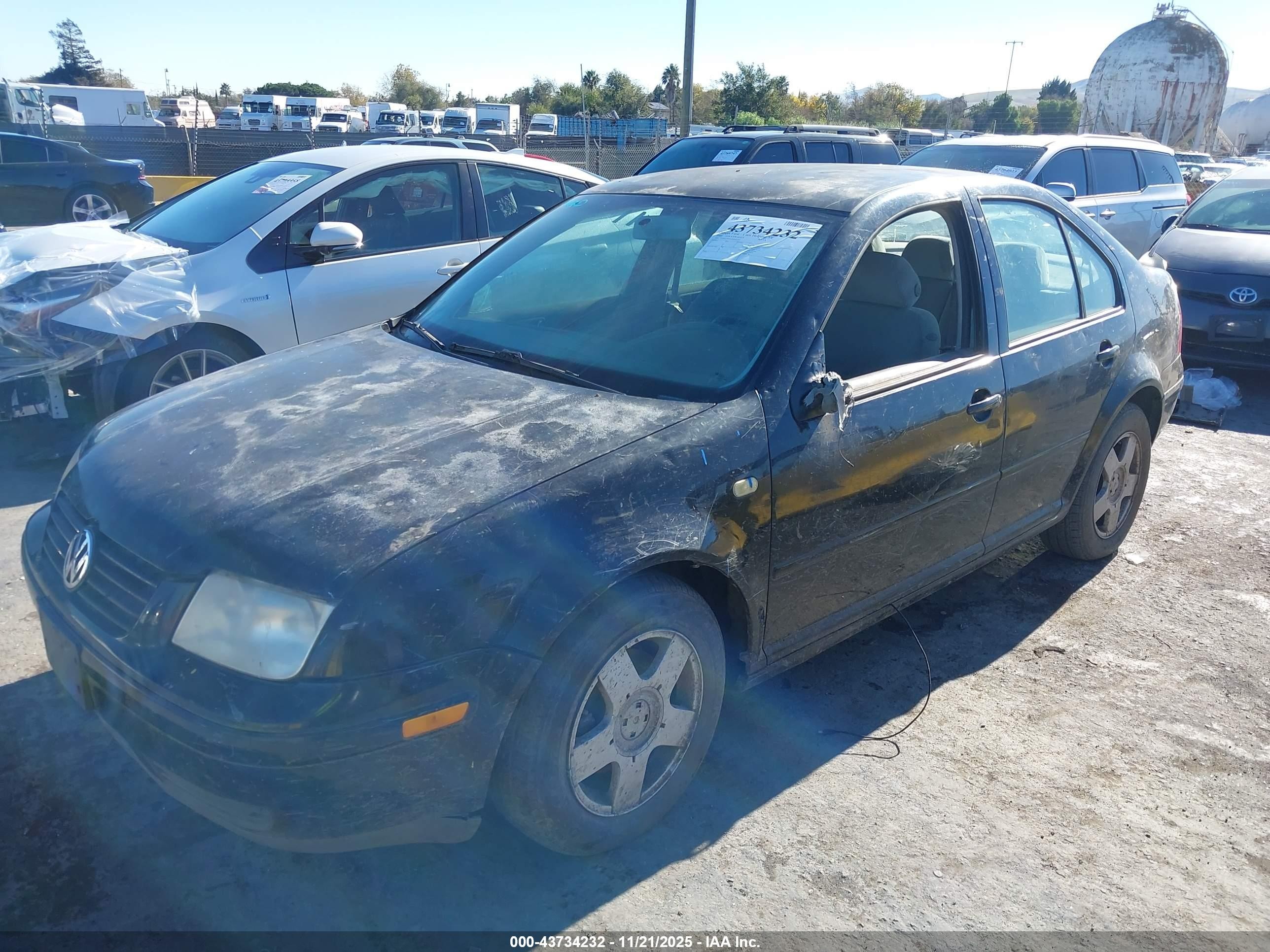 2000 Volkswagen Jetta Gls Tdi Black vin: 3VWSF29M4YM050219