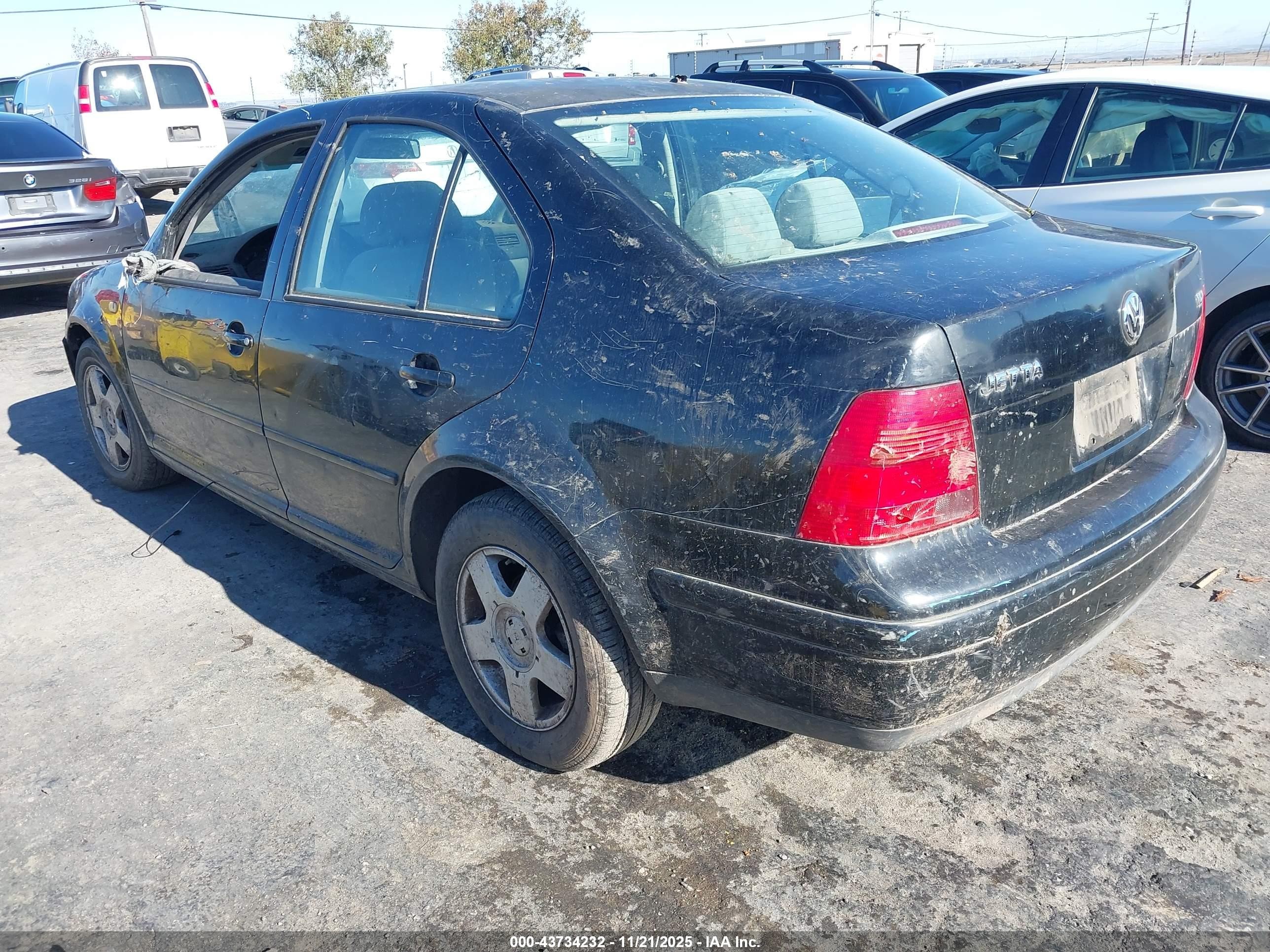 2000 Volkswagen Jetta Gls Tdi Black vin: 3VWSF29M4YM050219
