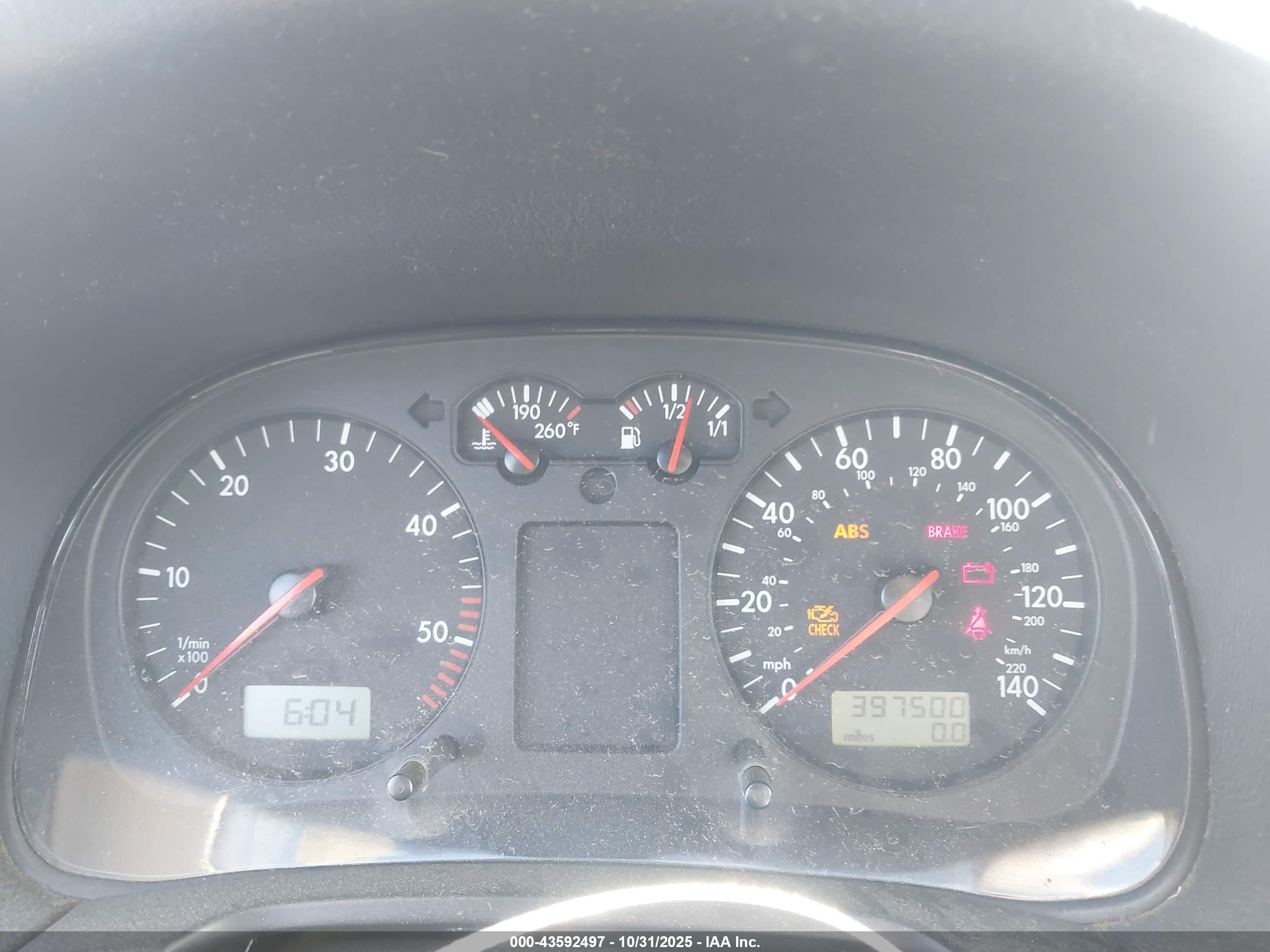 2000 Volkswagen Jetta Gls Tdi Green vin: 3VWSF29M5YM007900