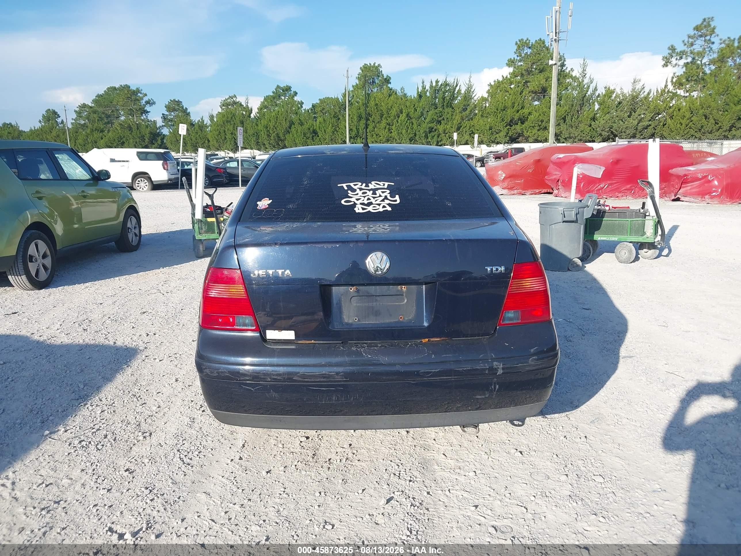 2000 Volkswagen Jetta Gls Tdi Black vin: 3VWSF29M5YM111108