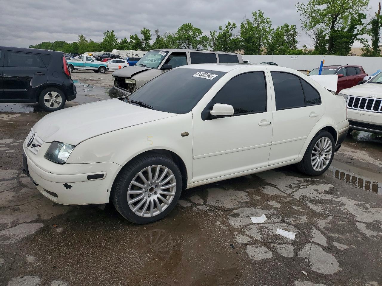 2000 Volkswagen Jetta Gls Tdi White vin: 3VWSF29M7YM059643
