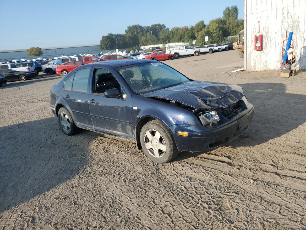 2000 Volkswagen Jetta Gls Tdi Blue vin: 3VWSF29M8YM117114