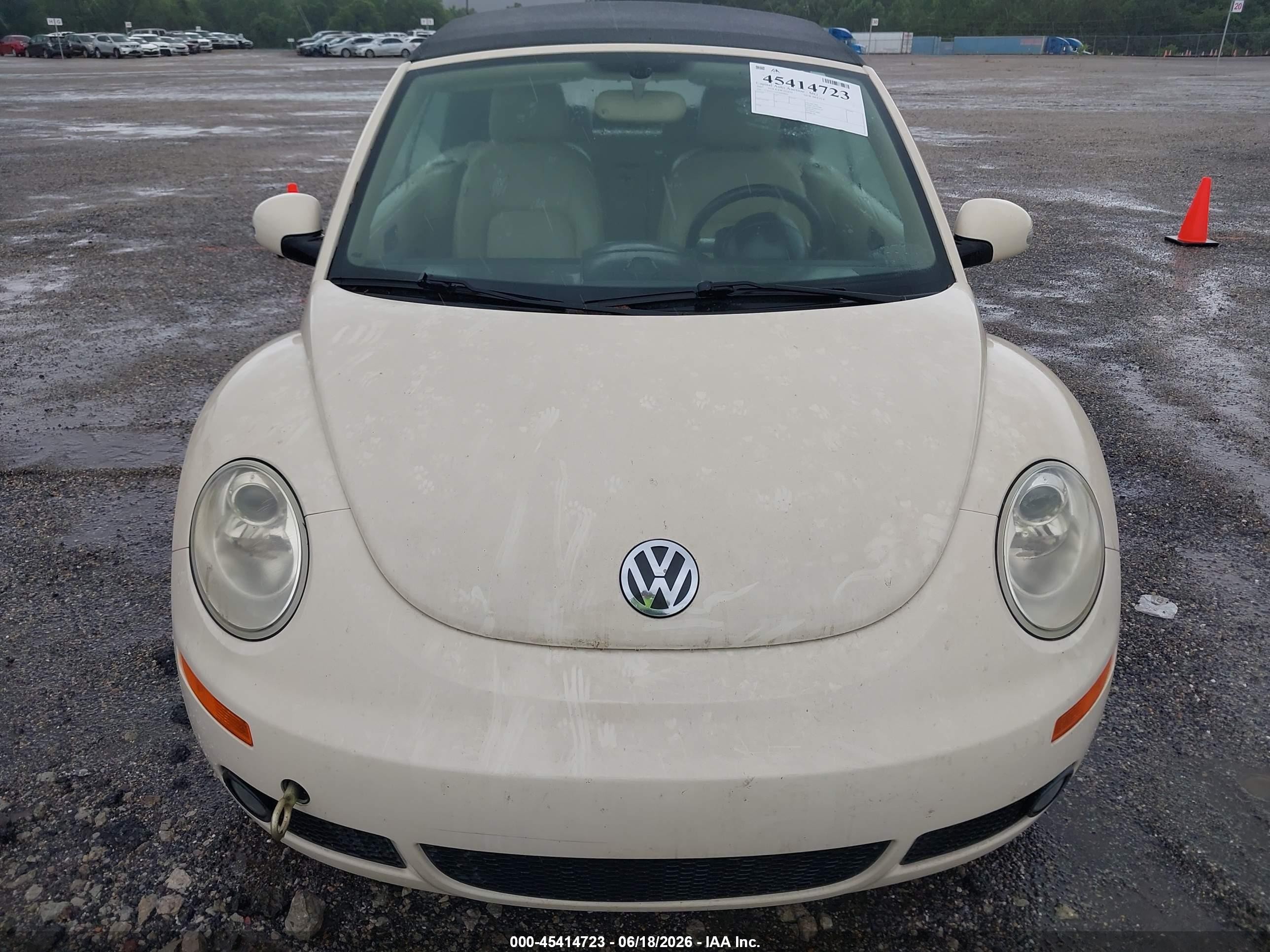 2007 Volkswagen New Beetle 2.5 Beige vin: 3VWSF31Y07M408001