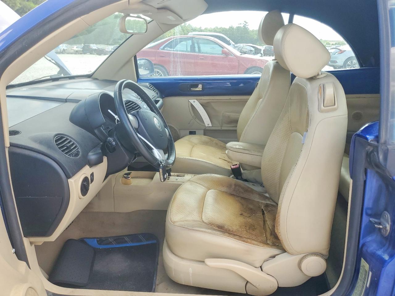 2007 Volkswagen New Beetle Convertible Option Package 2 Blue vin: 3VWSF31Y17M419427