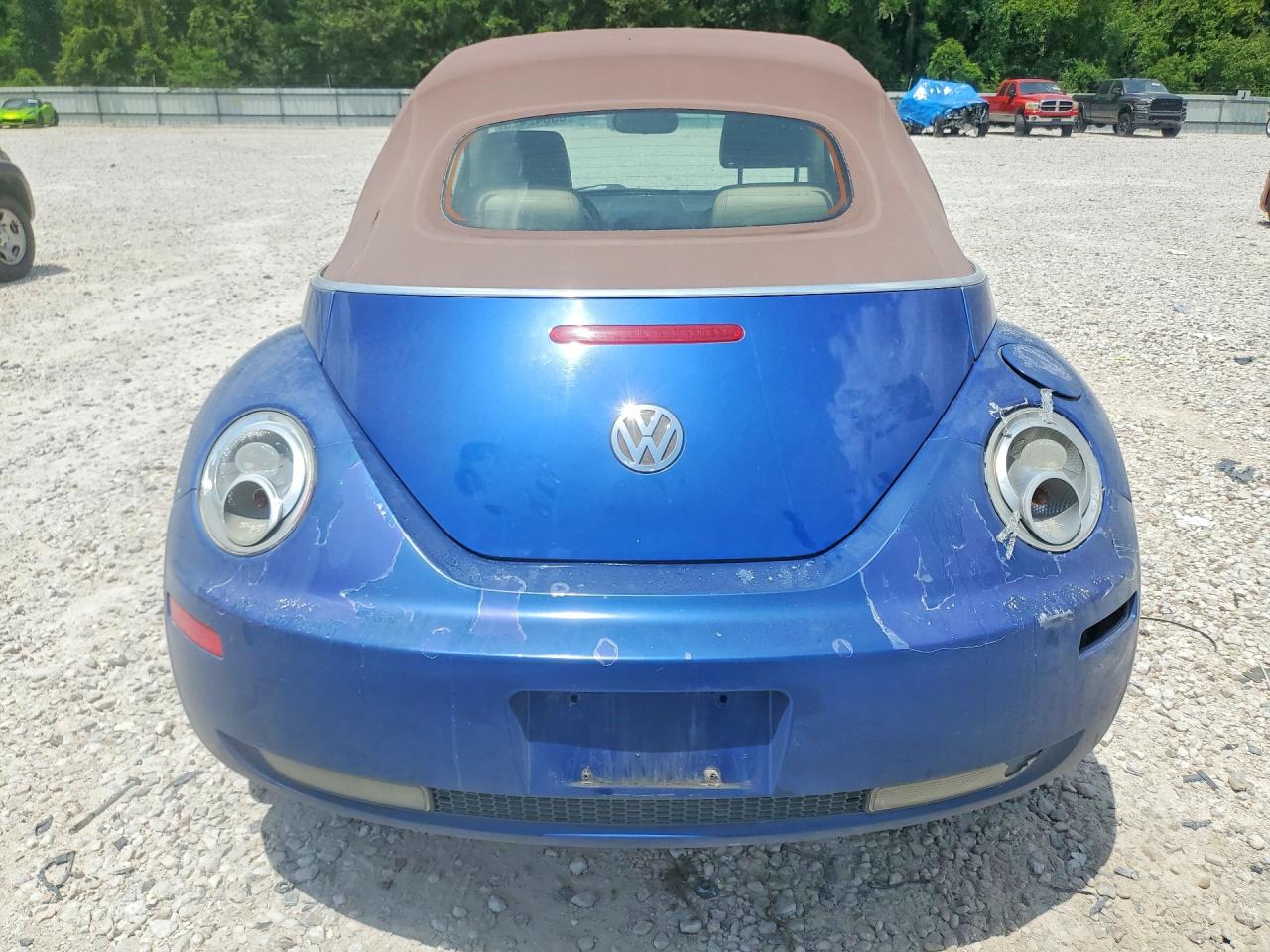 2007 Volkswagen New Beetle Convertible Option Package 2 Blue vin: 3VWSF31Y17M419427