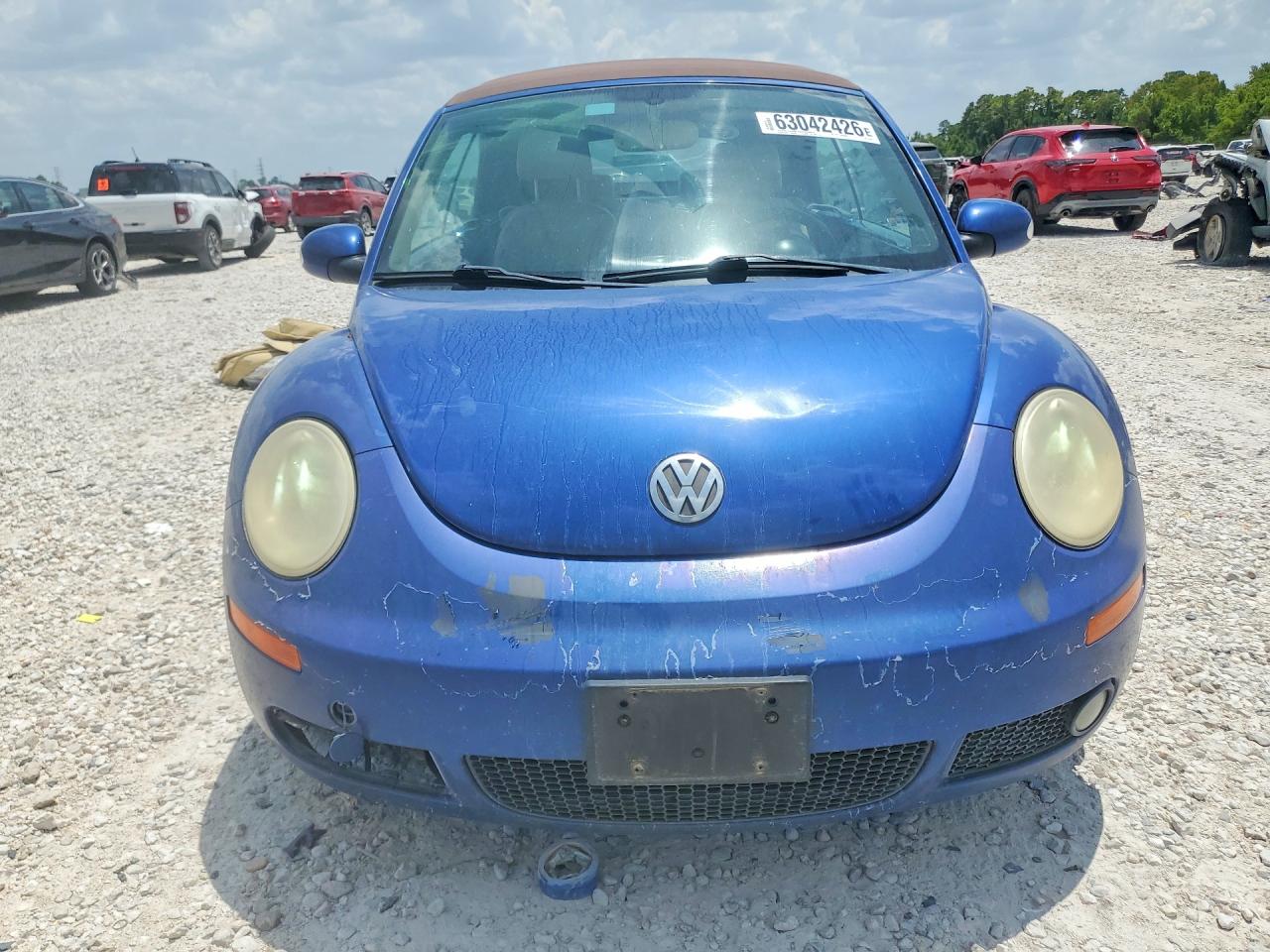 2007 Volkswagen New Beetle Convertible Option Package 2 Blue vin: 3VWSF31Y17M419427