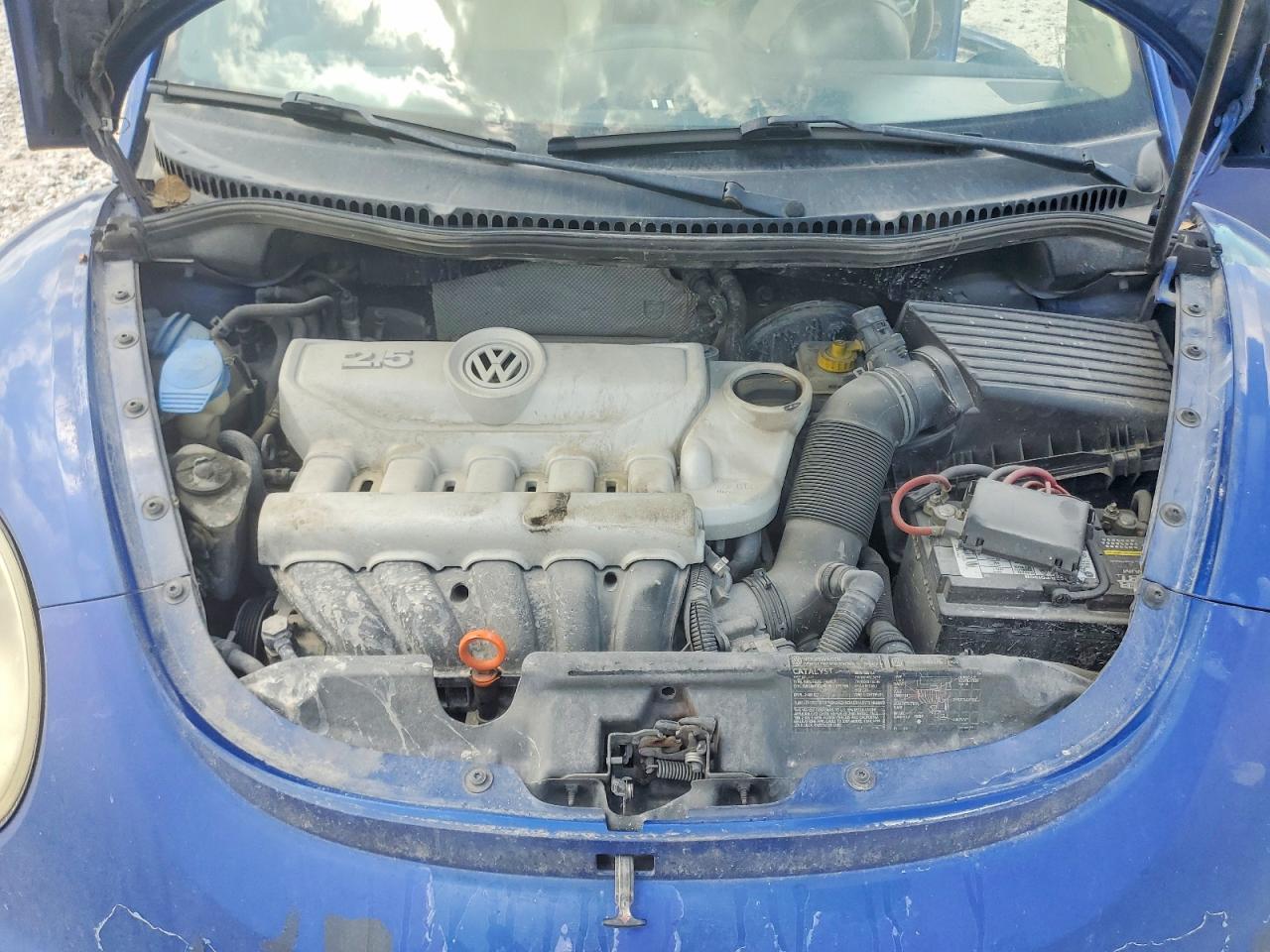 2007 Volkswagen New Beetle Convertible Option Package 2 Blue vin: 3VWSF31Y17M419427