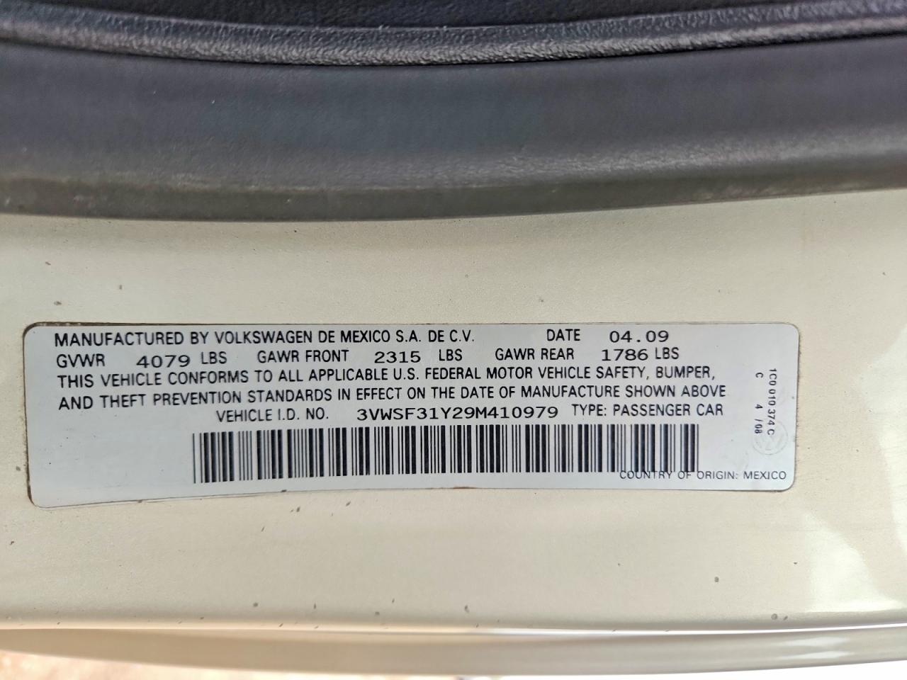 2009 Volkswagen New Beetle Blush Edition Silver vin: 3VWSF31Y29M410979