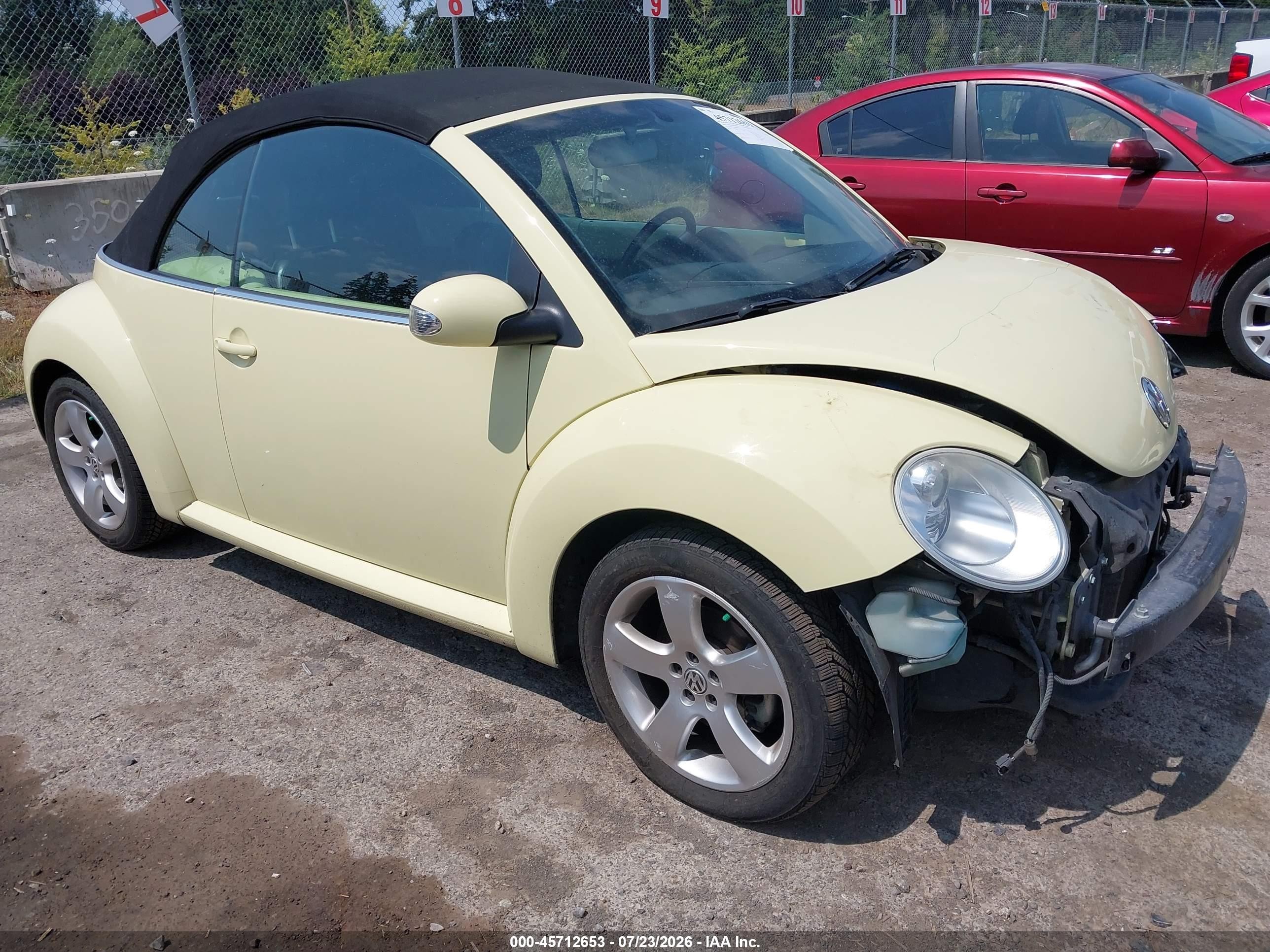 2006 Volkswagen New Beetle 2.5 Зеленый vin: 3VWSF31Y46M330739