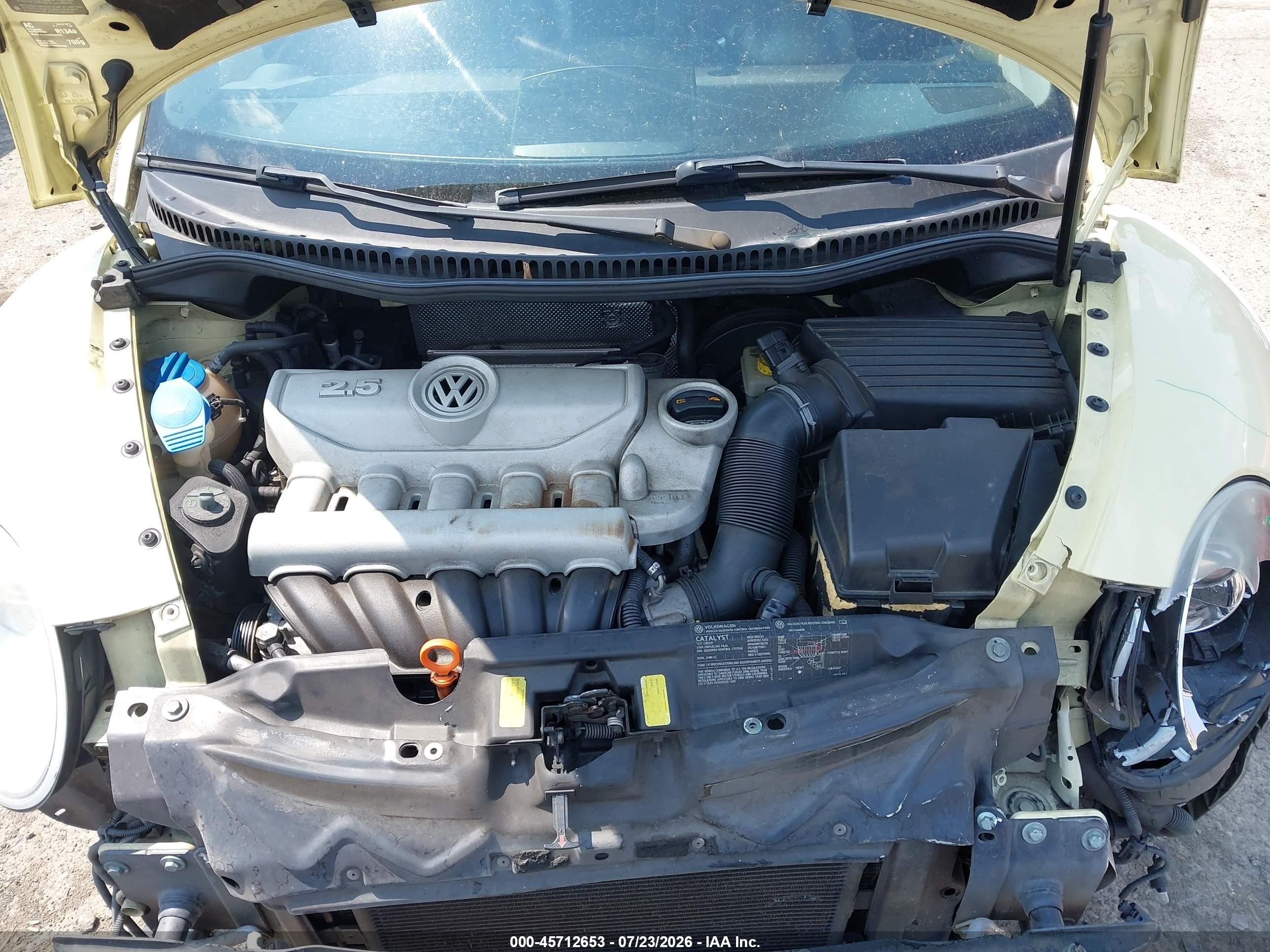2006 Volkswagen New Beetle 2.5 Зеленый vin: 3VWSF31Y46M330739