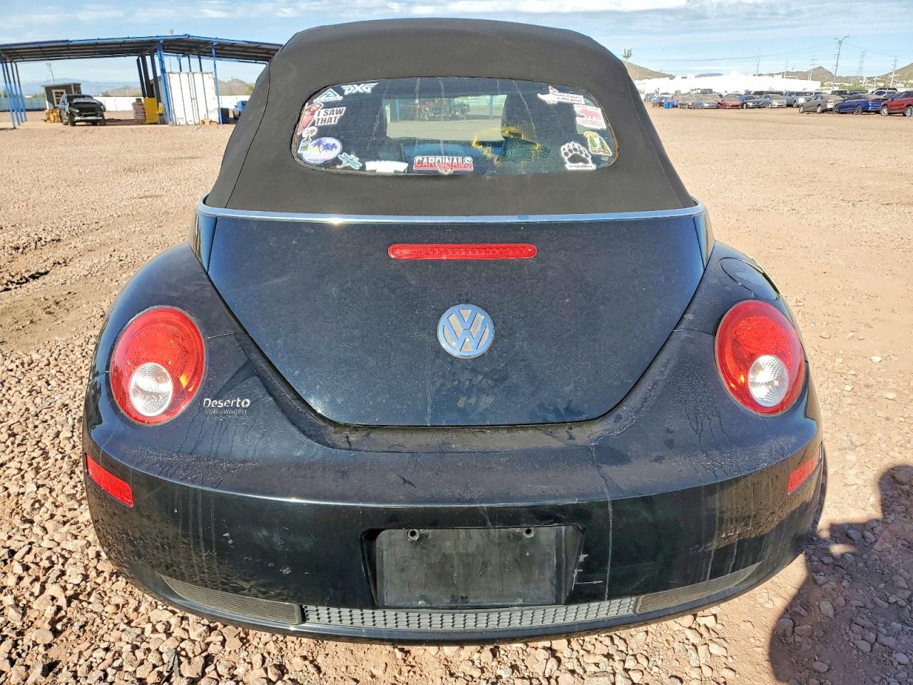 2007 Volkswagen New Beetle Convertible Option Package 2 Black vin: 3VWSF31Y57M400573