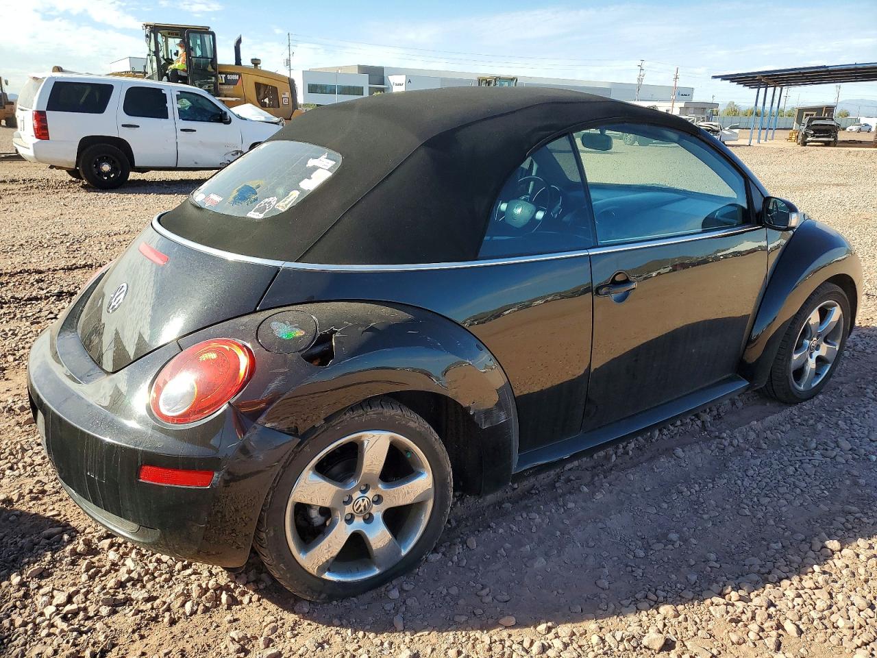 2007 Volkswagen New Beetle Convertible Option Package 2 Black vin: 3VWSF31Y57M400573