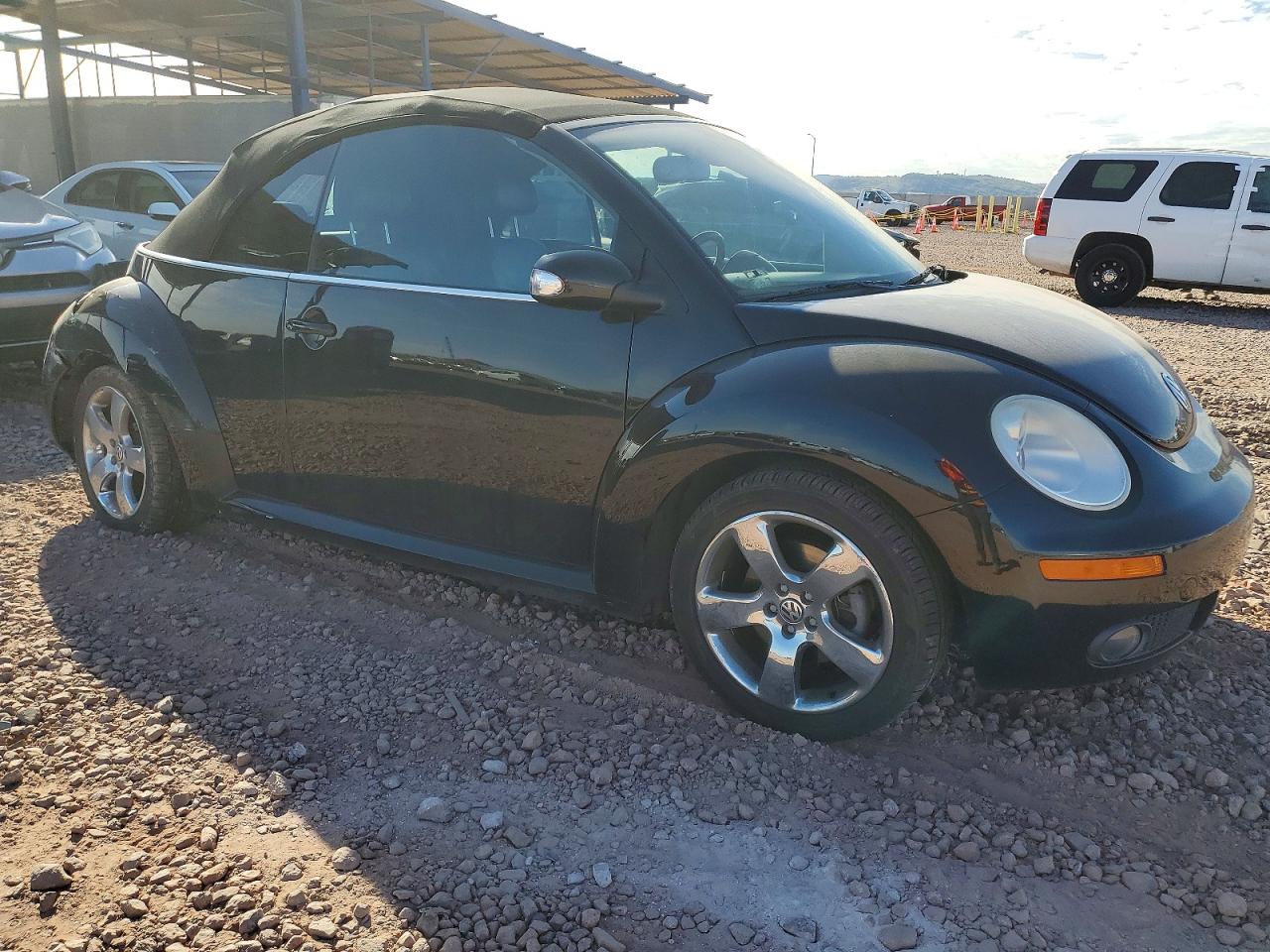 2007 Volkswagen New Beetle Convertible Option Package 2 Black vin: 3VWSF31Y57M400573