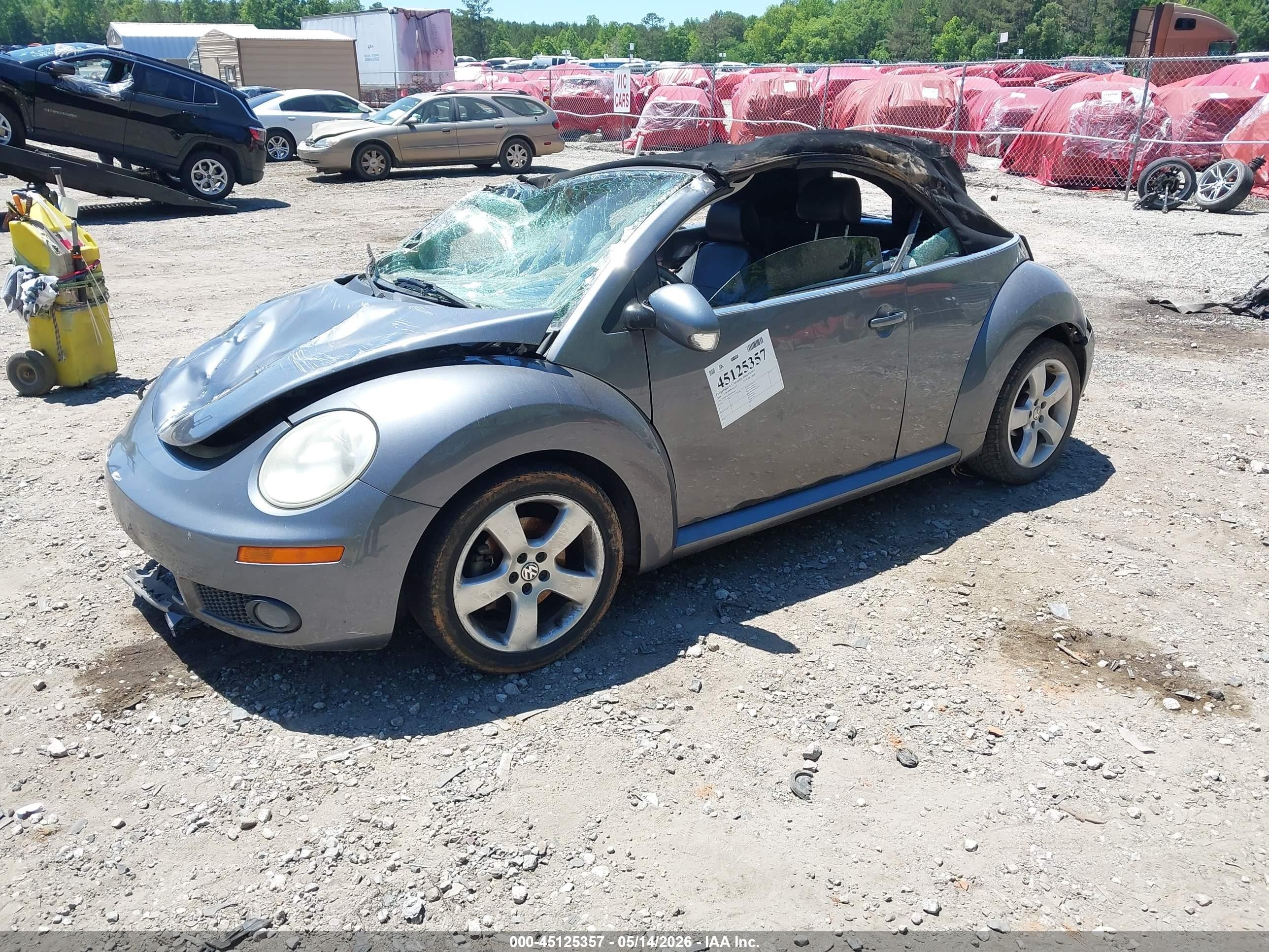 2006 Volkswagen New Beetle 2.5 Серый vin: 3VWSF31Y66M301064