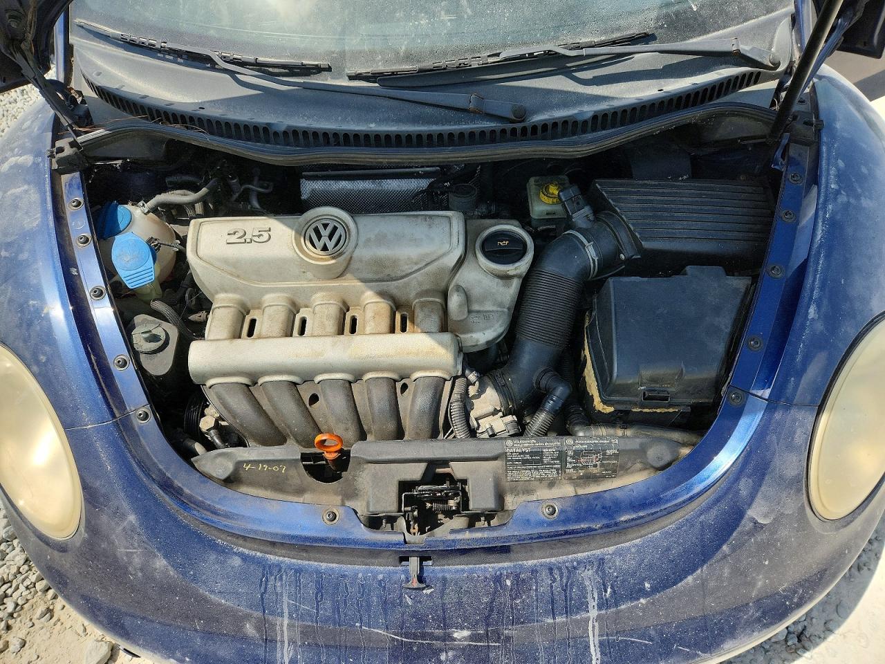 2006 Volkswagen New Beetle Conv Blue vin: 3VWSF31Y66M314557