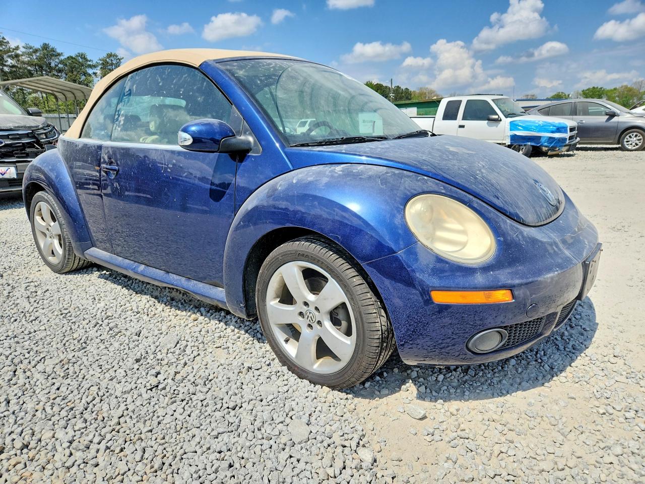 2006 Volkswagen New Beetle Conv Blue vin: 3VWSF31Y66M314557