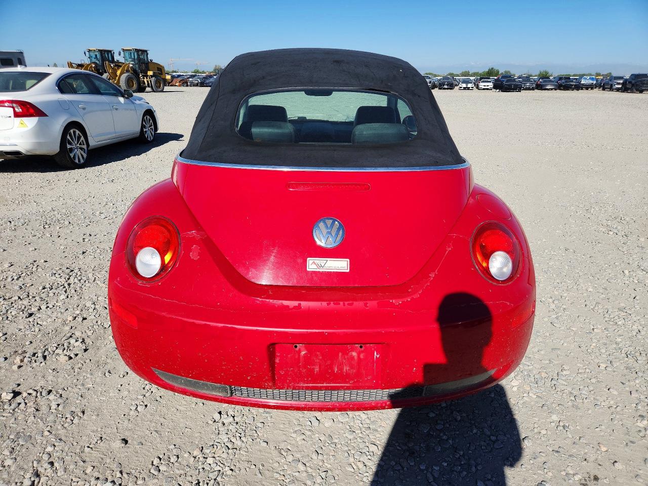2006 Volkswagen New Beetle Convertible Option Package 2 Красный vin: 3VWSF31Y76M302918