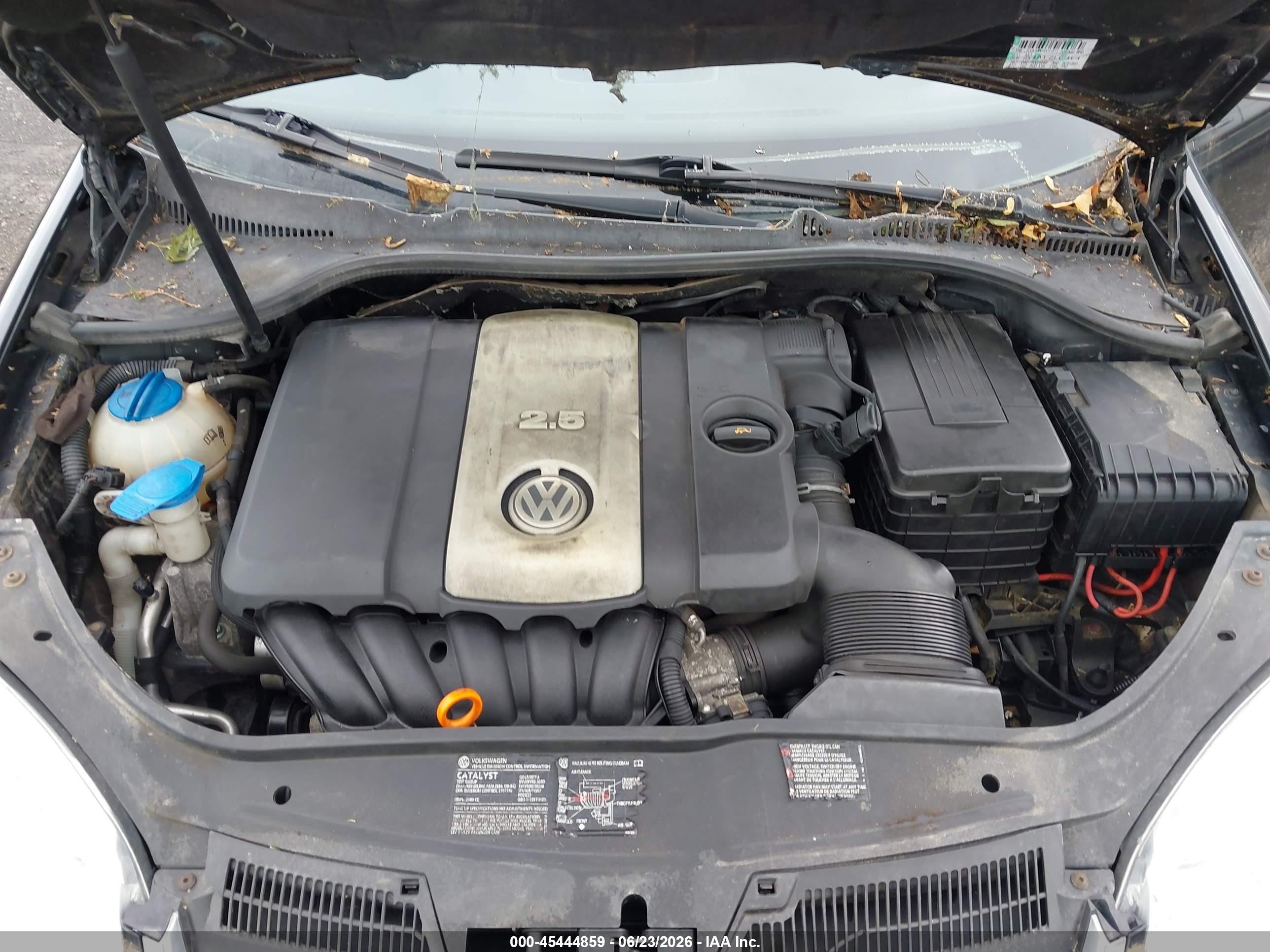 2005 Volkswagen Jetta 2.5 Black vin: 3VWSF71K15M635357