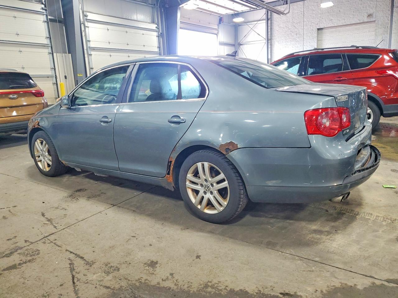 2007 Volkswagen Jetta 2.5 Option Package 1 Blue vin: 3VWSF71K27M148526