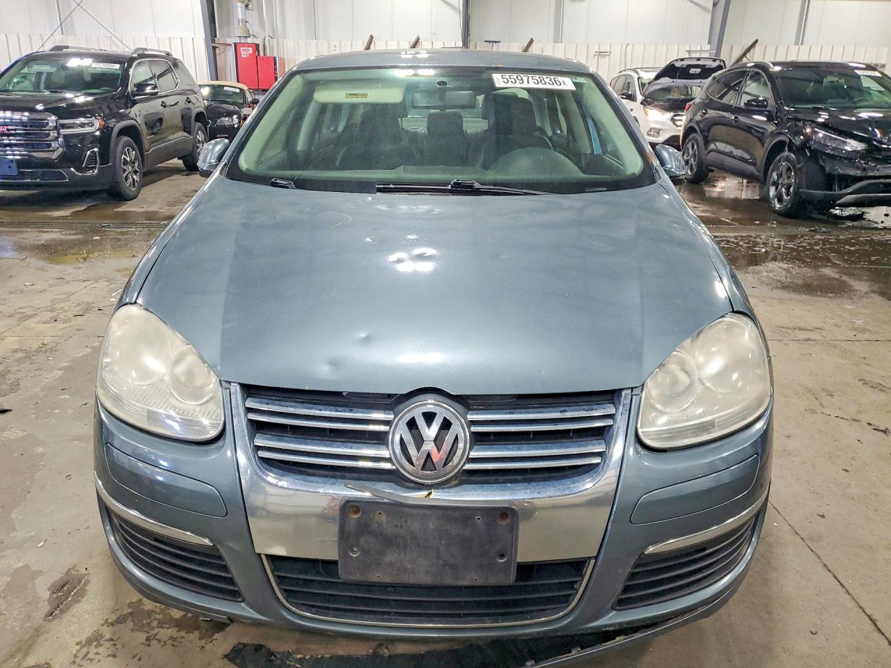 2007 Volkswagen Jetta 2.5 Option Package 1 Blue vin: 3VWSF71K27M148526