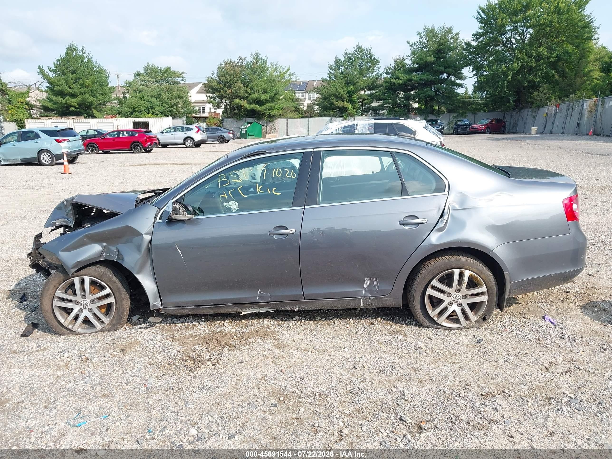 2006 Volkswagen Jetta 2.5 Gray vin: 3VWSF71K46M728584