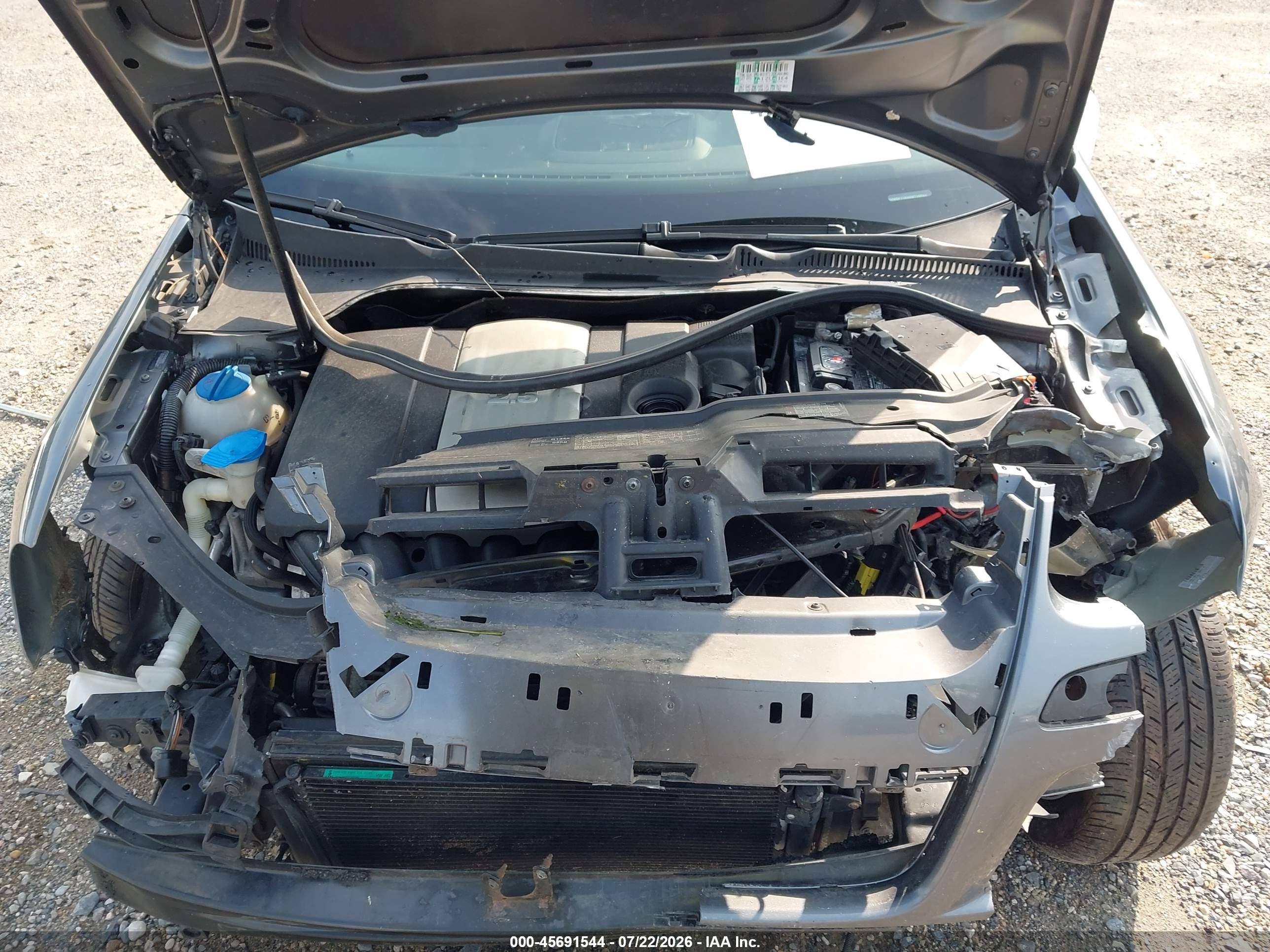 2006 Volkswagen Jetta 2.5 Gray vin: 3VWSF71K46M728584