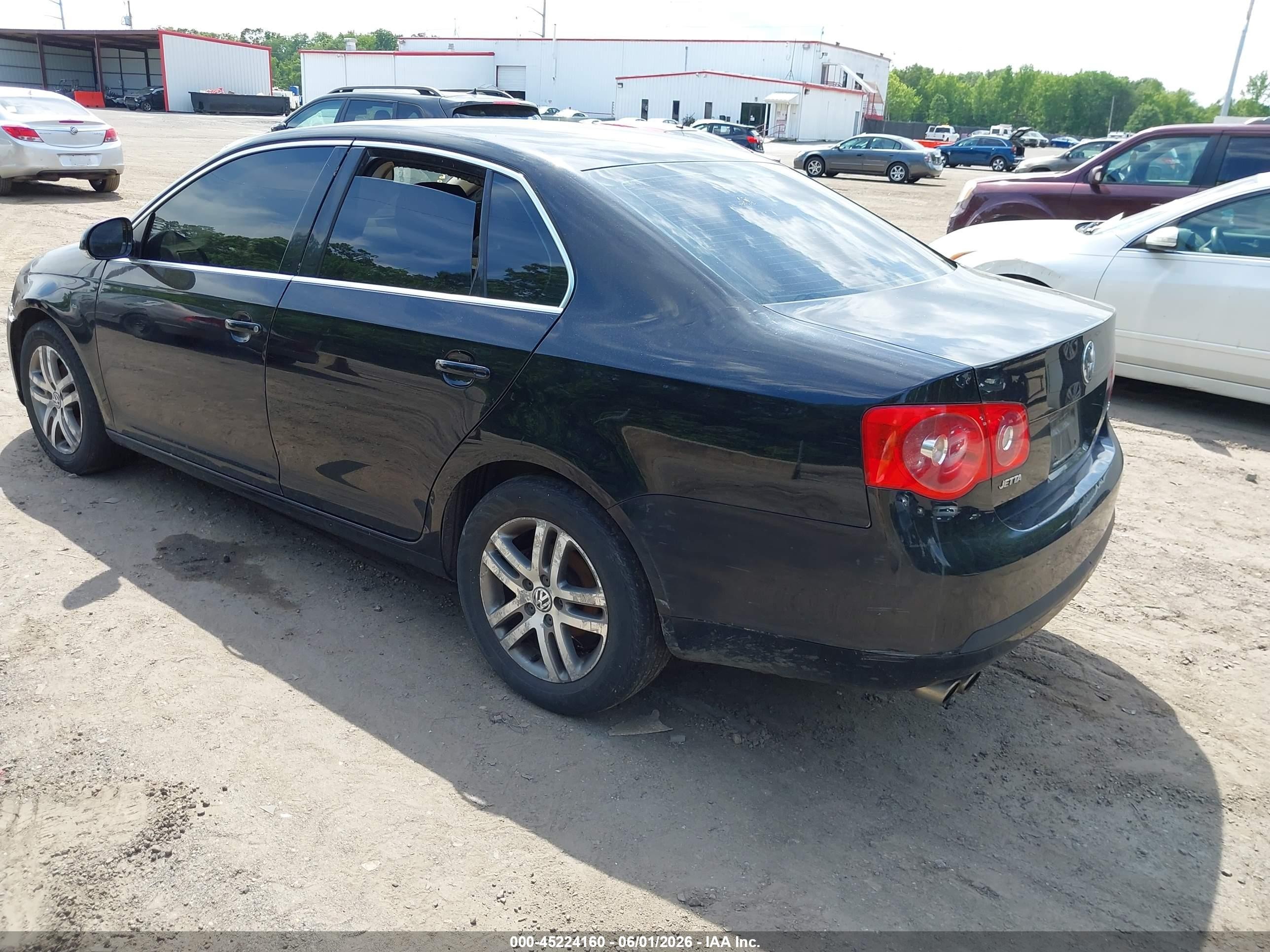 2005 Volkswagen Jetta 2.5 Black vin: 3VWSF71K55M628637