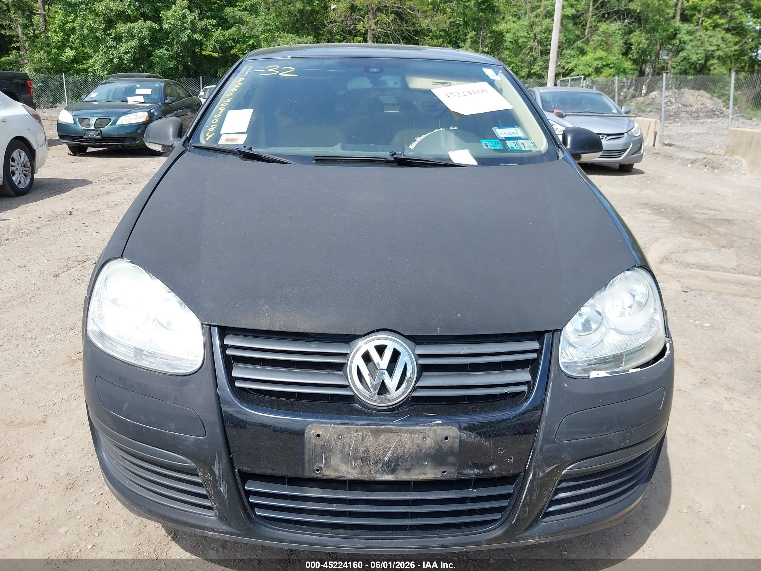 2005 Volkswagen Jetta 2.5 Black vin: 3VWSF71K55M628637